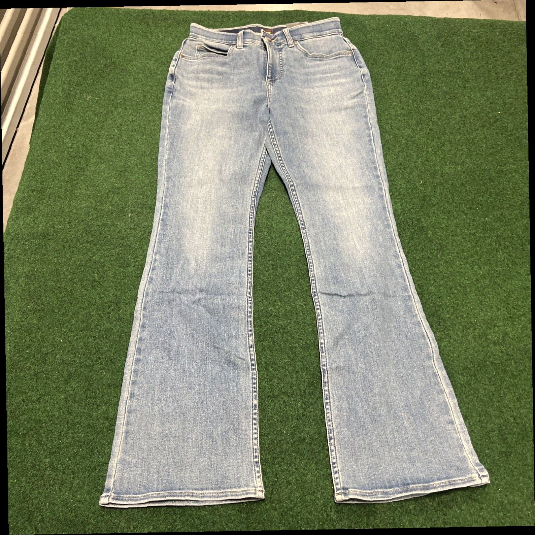 Lee NEW Lee Women Size 6 M Regular Fit Mid Rise Paradise Dream Blue Jeans Size 28" / US 6 / IT 42 - 4 Thumbnail