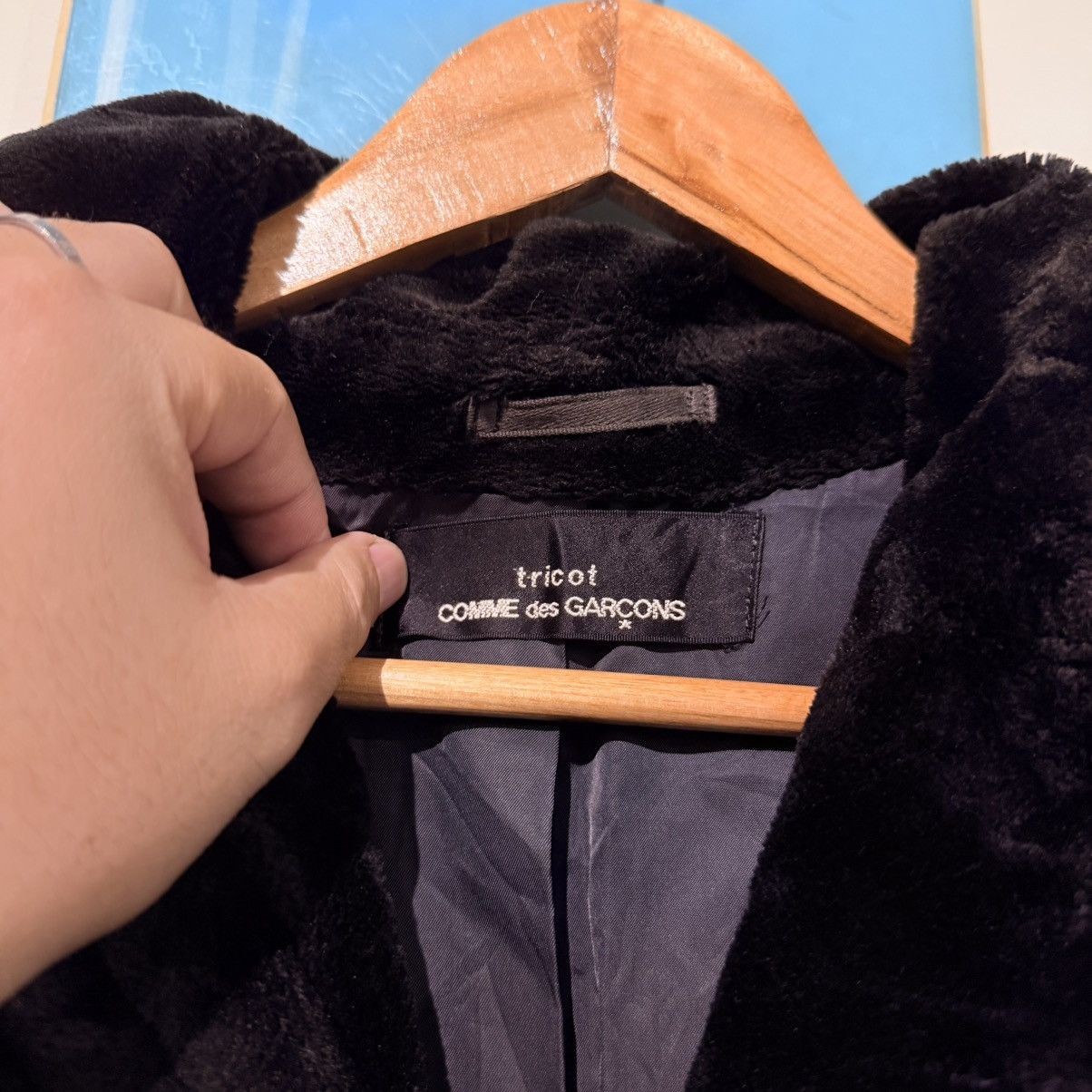 Comme des Garcons Comme Des Garcons Tricot Acrylic Wool Coats Vintage Size US L / EU 52-54 / 3 - 3 Thumbnail