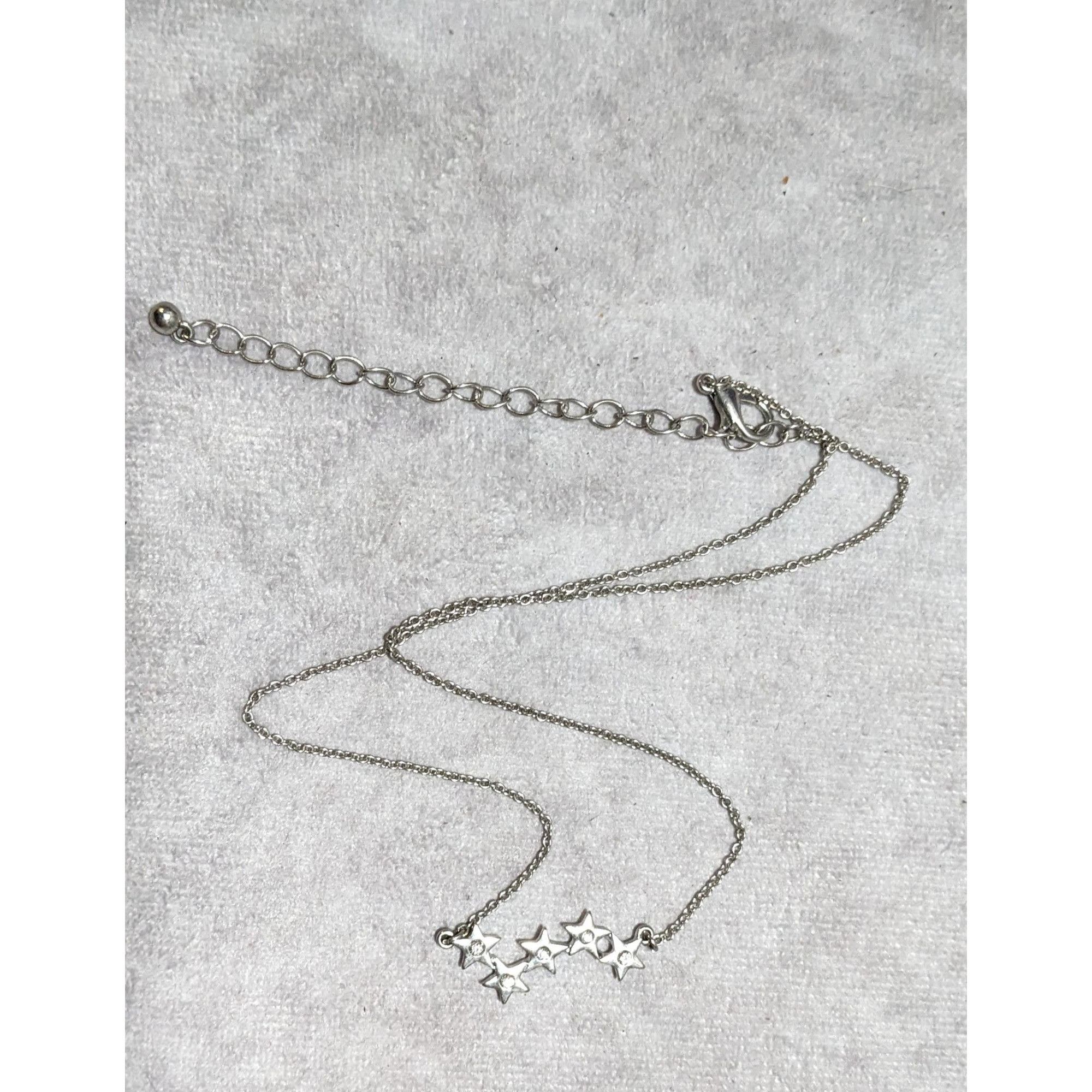 Other Minimalist Silver Sparkling Star Necklace Size ONE SIZE - 10 Thumbnail