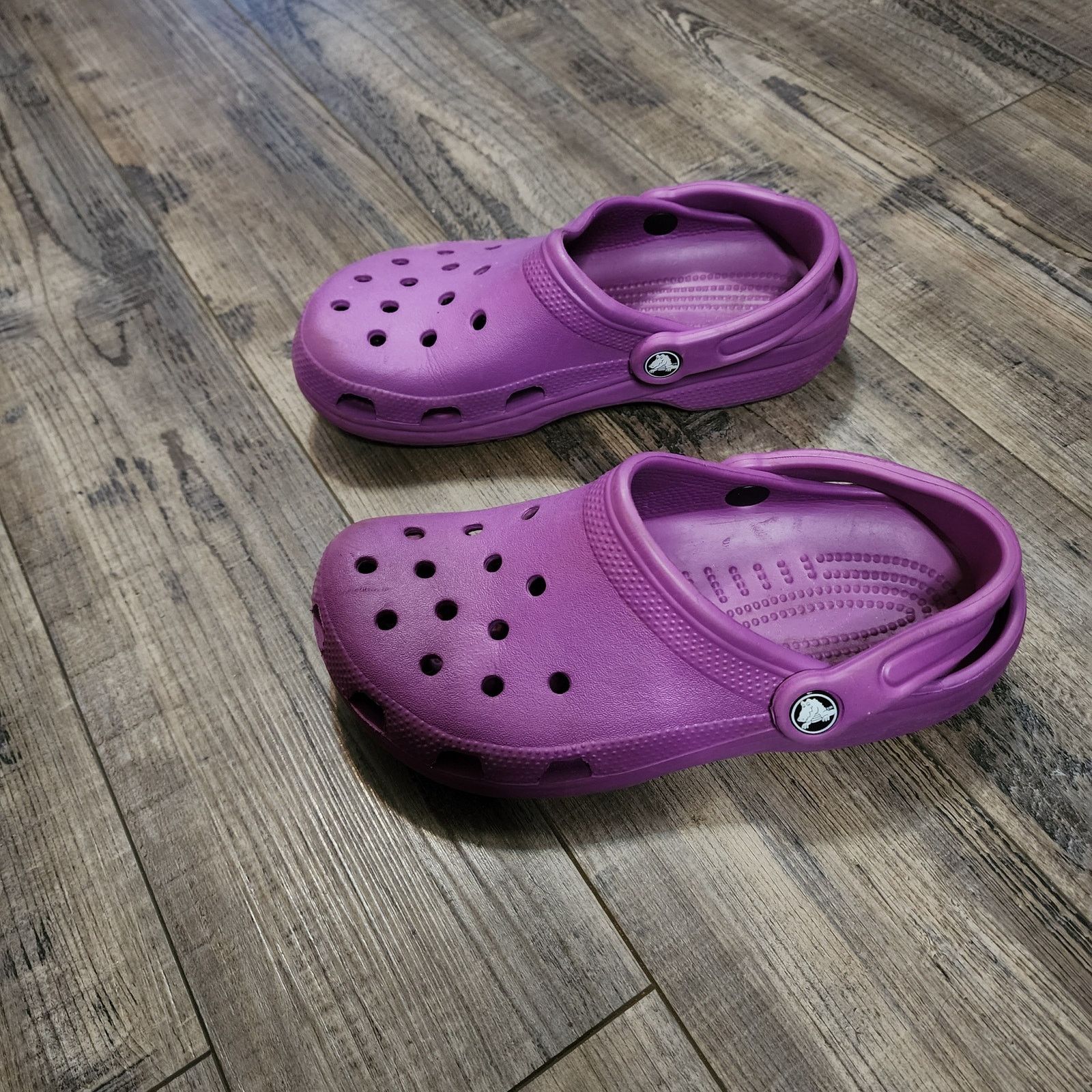 Crocs Purple Crocs Pre-owned Men 5 Women 7 SH1 Size US 7 / IT 37 - 5 Thumbnail