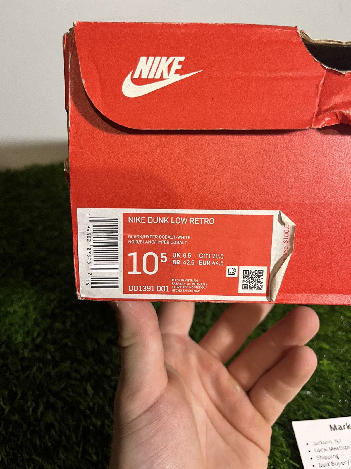 Nike nike dunk low hyper cobalt size 10.5 Size US 10.5 / EU 43-44 - 8 Thumbnail