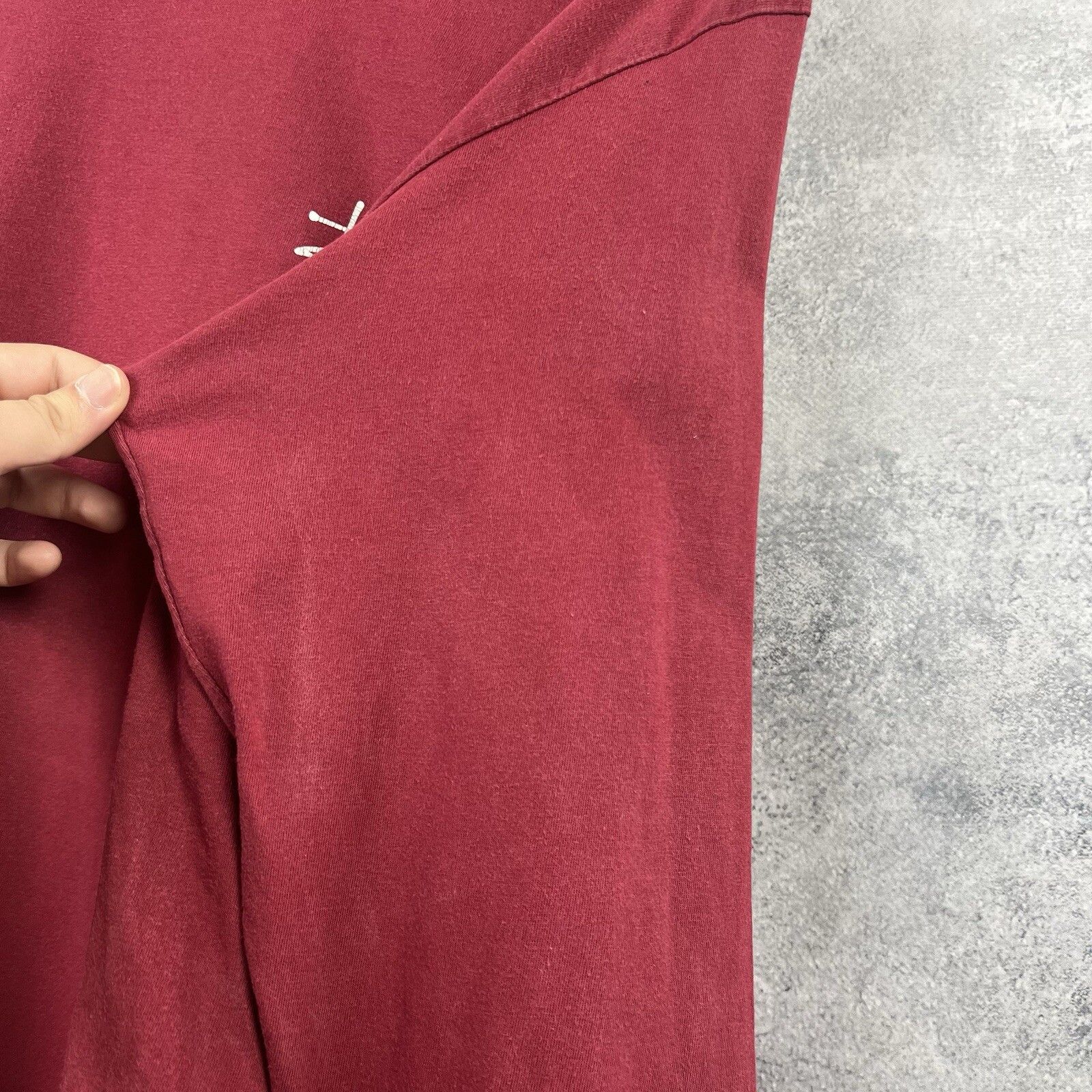 Stussy Stussy Longsleeve Men's Size L Red Cotton Big Logo Size US L / EU 52-54 / 3 - 14 Thumbnail