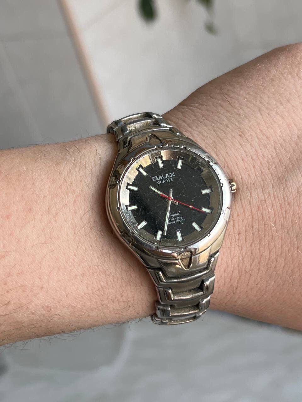 Japanese Brand × Vintage Omax vintage Chunky watch futuristic bracelet Watches Japan Size ONE SIZE - 10 Thumbnail