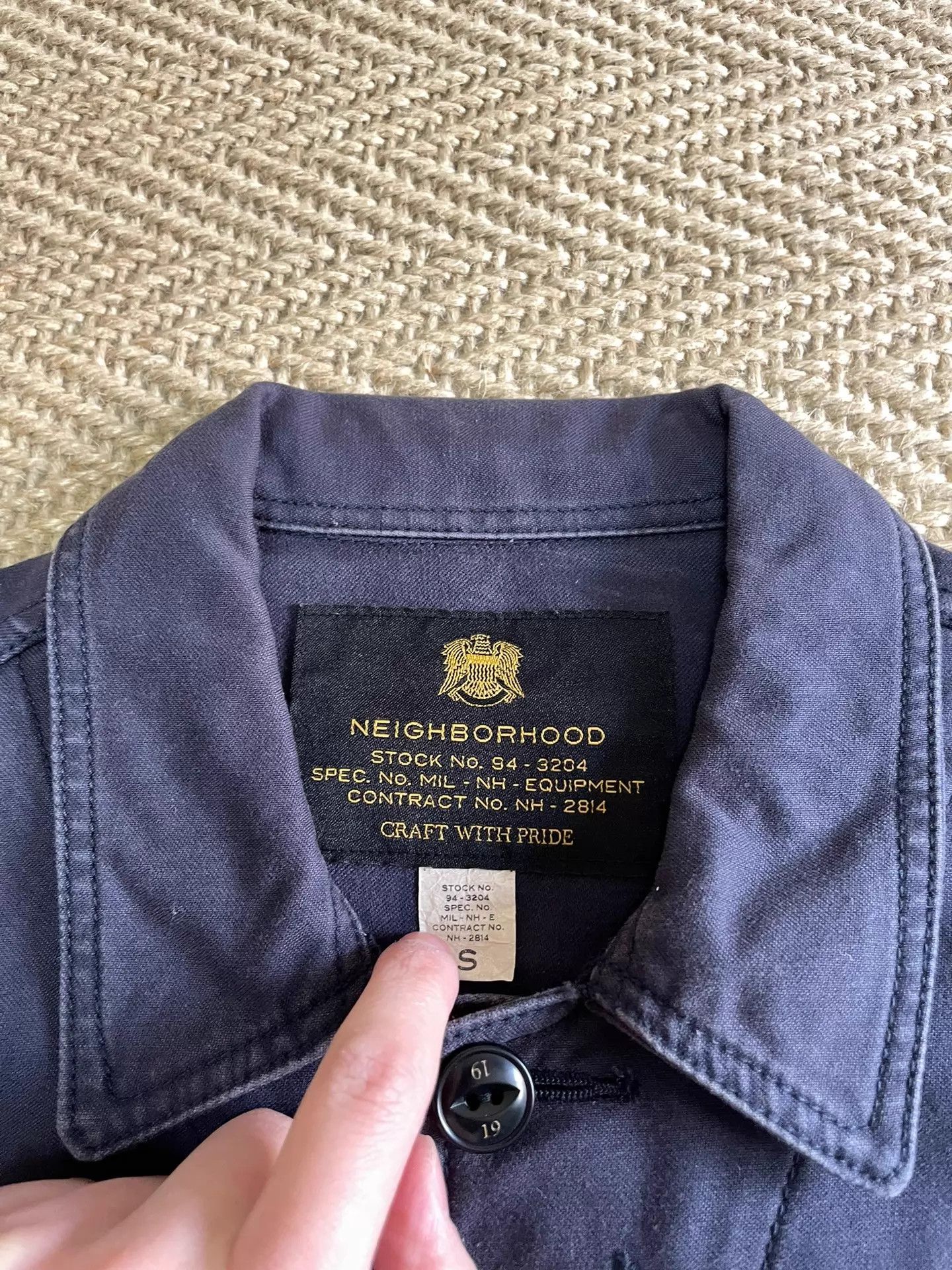 Neighborhood NEIGHBORHOOD 15AW 4-Pkt Washed Distressed BDU Jacket Navy S Size US S / EU 44-46 / 1 - 6 Thumbnail
