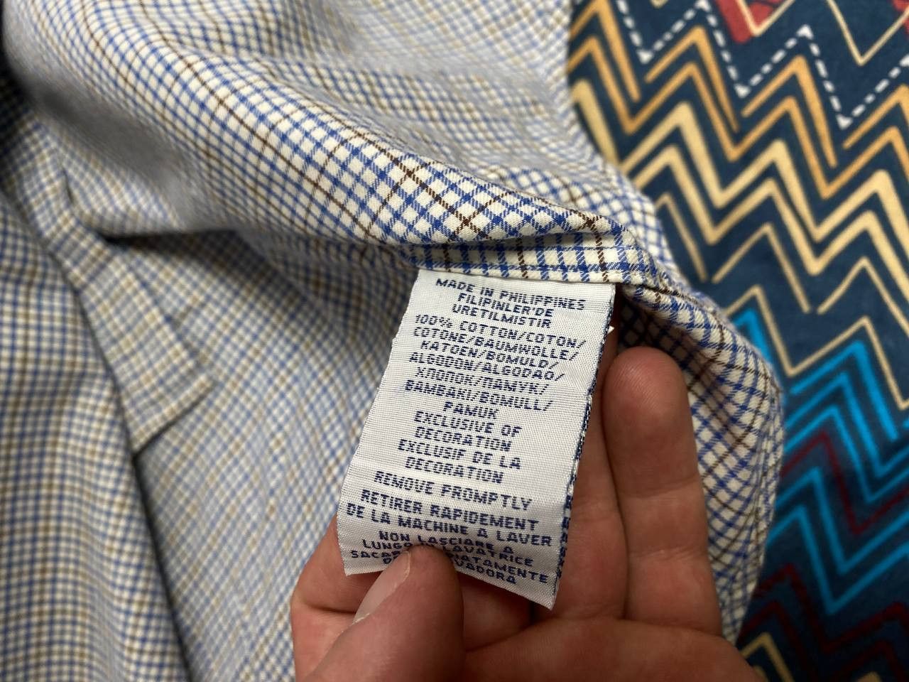 Polo Ralph Lauren × Ralph Lauren Vintage Ralph Lauren Checked Button Up Ls Shirt Size US L / EU 52-54 / 3 - 3 Thumbnail