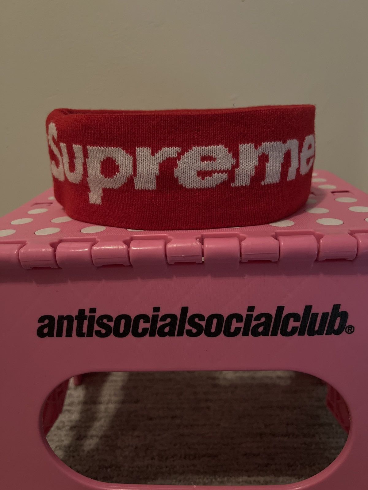 Supreme Supreme New Era Big logo headband Size ONE SIZE - 1 Thumbnail