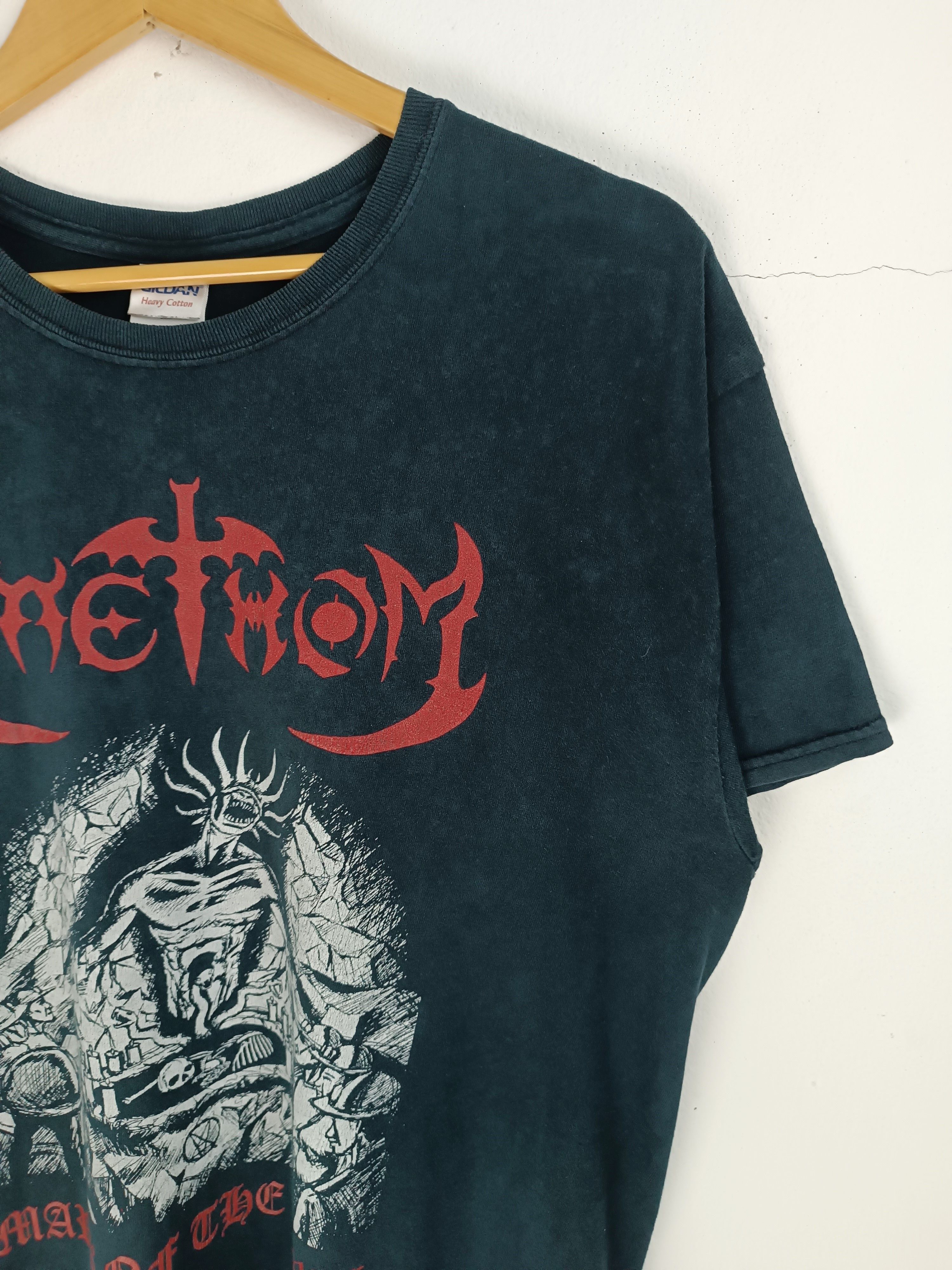 Band Tees VINTAGE FAETHOM MARK OF THE DEVIL behemoth belphegor emperor Size US L / EU 52-54 / 3 - 8 Thumbnail