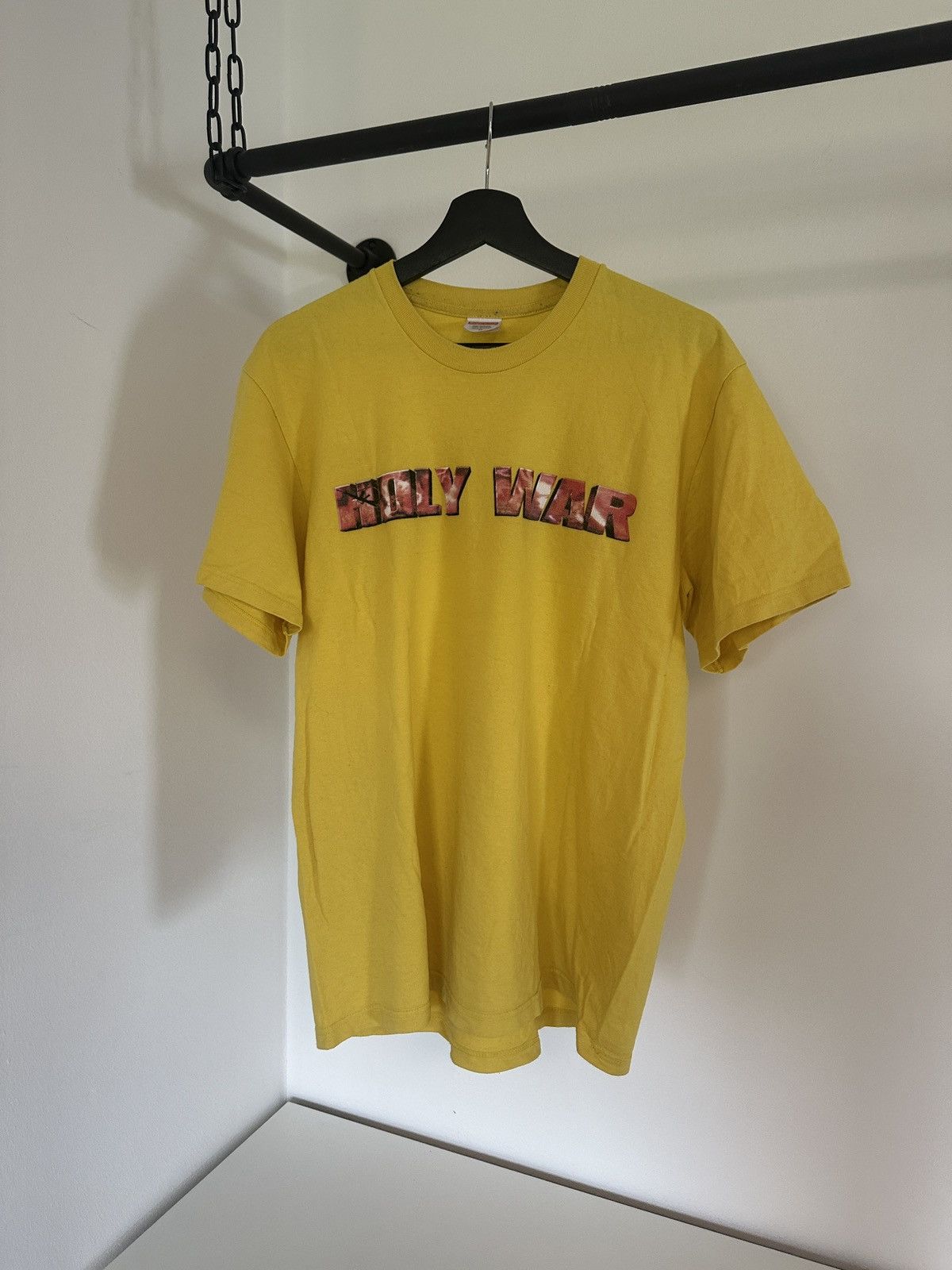 Supreme Supreme Holy War Tee Yellow Size US M / EU 48-50 / 2 - 2 Thumbnail