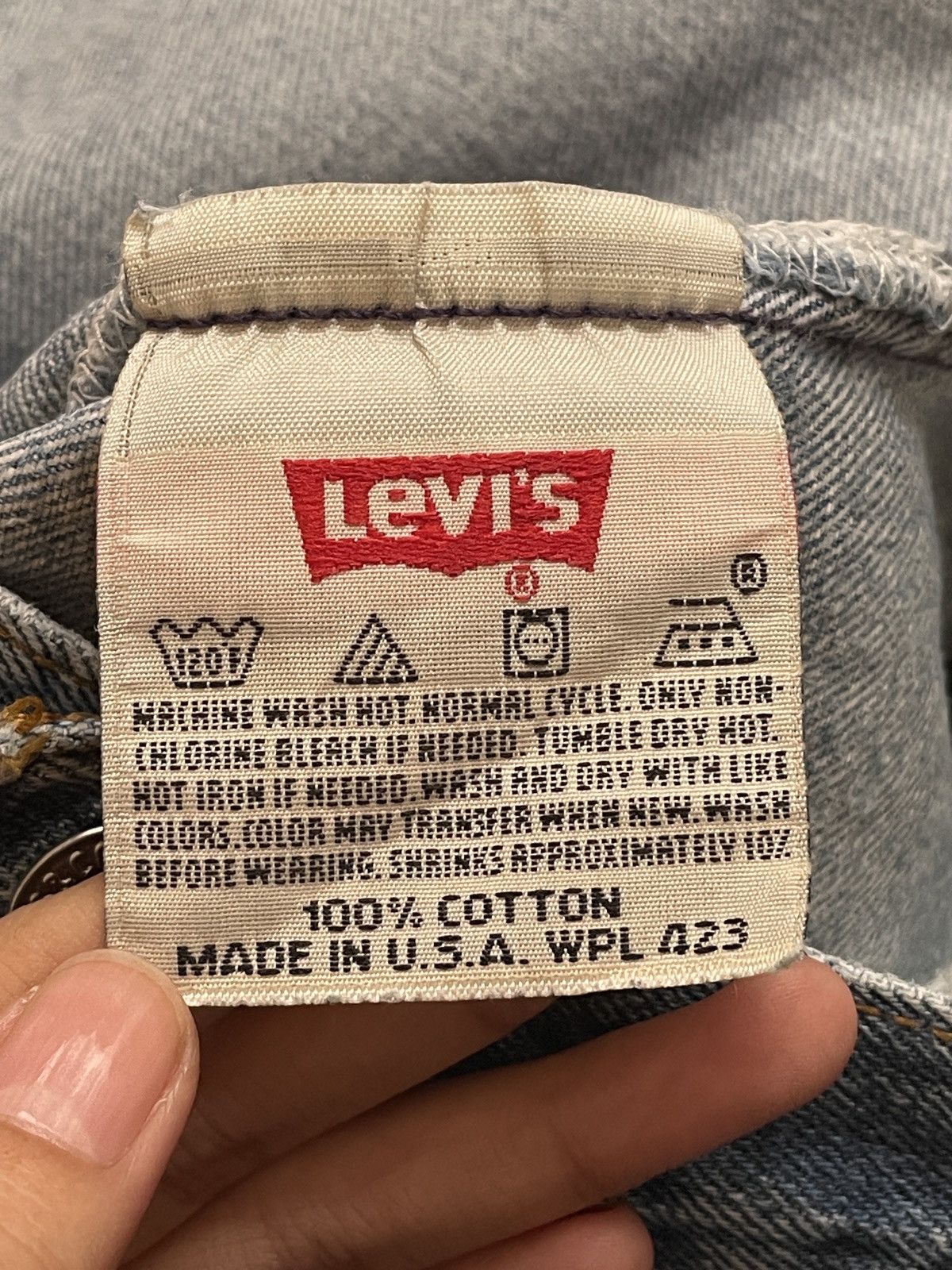 Levi's × Vintage 50 x 32 Vintage Brand Levi’s 501 Made in Usa Jeans 1980s Size US 44 / EU 60 - 11 Thumbnail