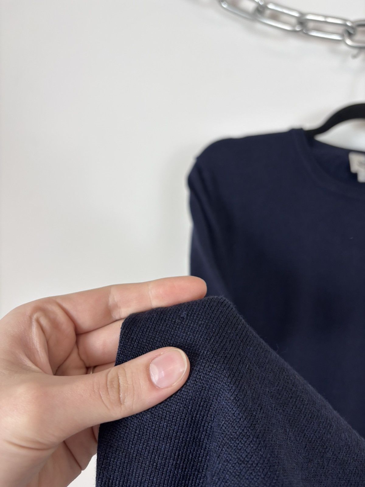 Vivienne Westwood Vivienne Westwood Men’s Navy Blue Wool Sweater Jumper Size US L / EU 52-54 / 3 - 8 Thumbnail