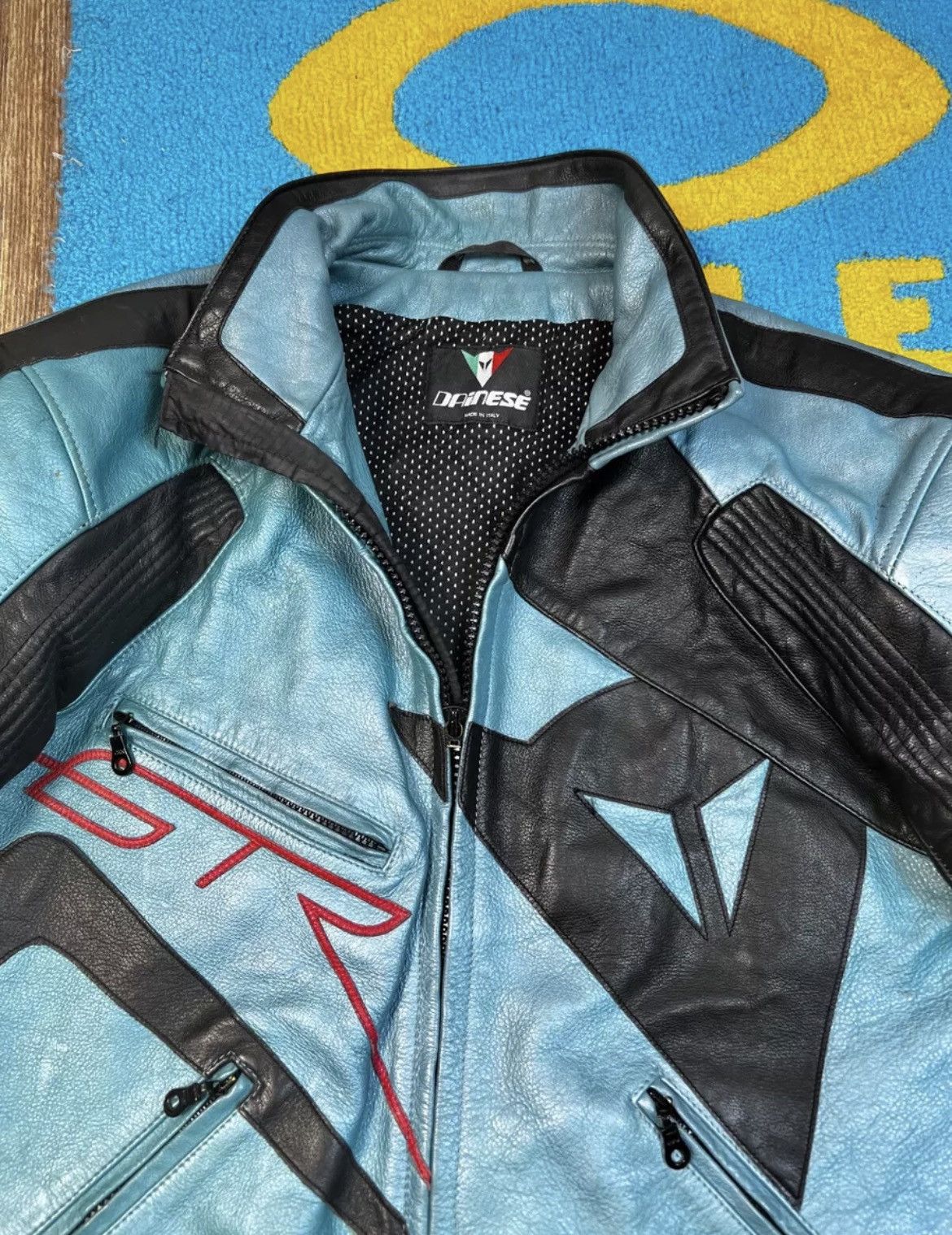 Dainese Dainese GTR Superbike Blue Leather Moto Jacket Size US L / EU 52-54 / 3 - 10 Thumbnail