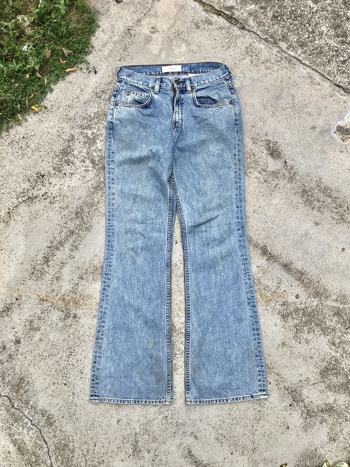 Gap × Vintage FLARED⚡️⚡️VINTAGE GAP USA BLUE JEANS Size 28" / US 6 / IT 42 - 1 Thumbnail
