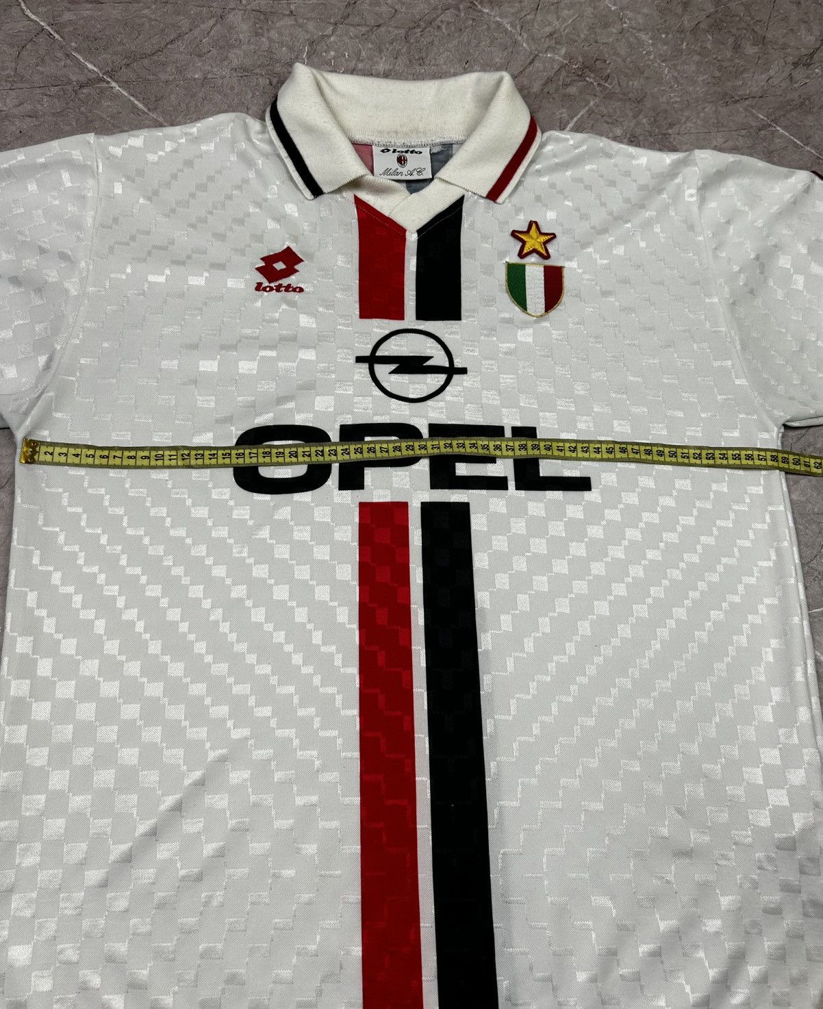 Lotto Sport lotto Milan 1995 1996 1997 Away Football Shirt Maglia Calcio Size US XL / EU 56 / 4 - 11 Thumbnail