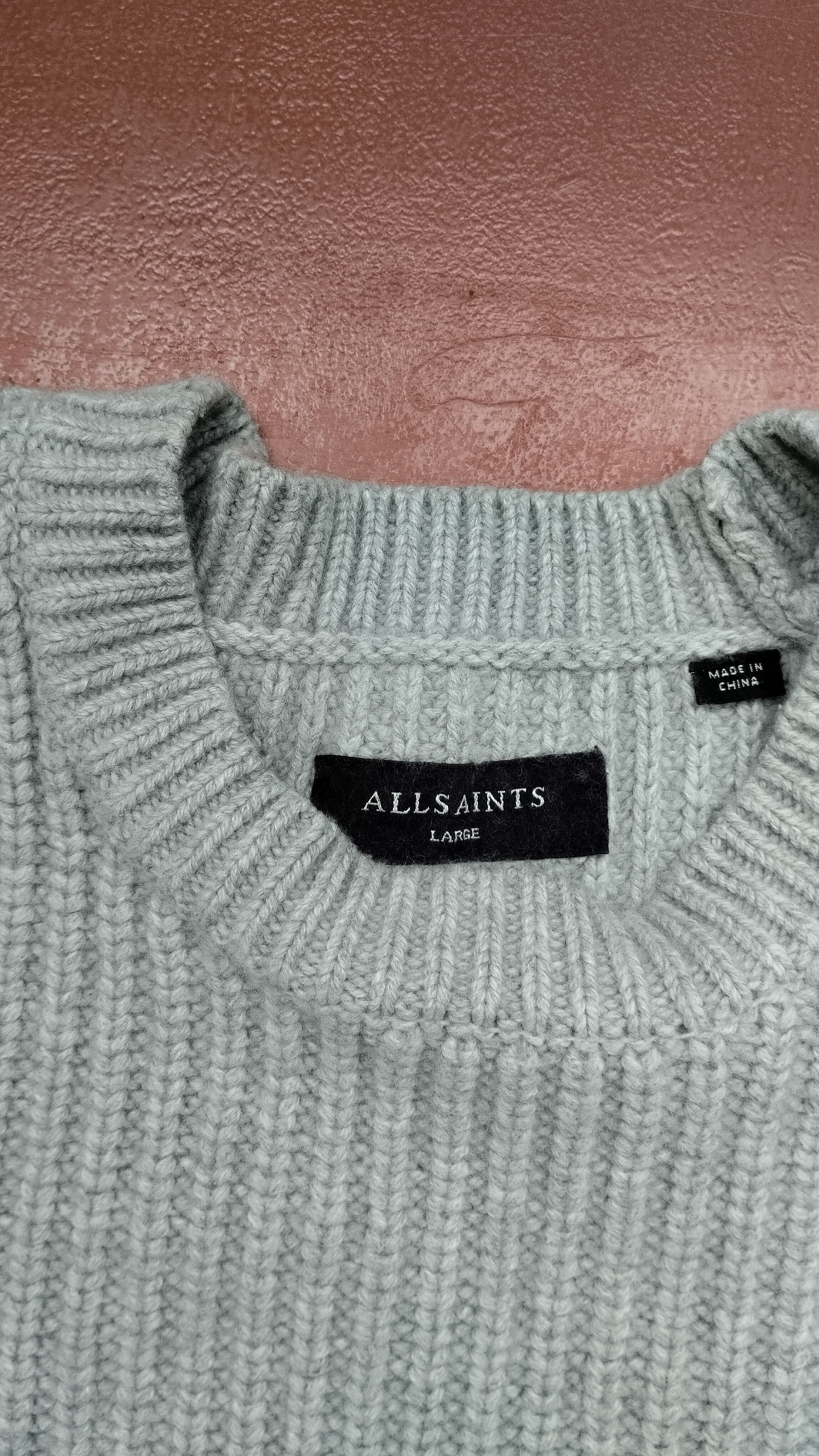 Allsaints Vintage Rare Allsaints Sweater Oversized Woolen Size US L / EU 52-54 / 3 - 2 Thumbnail