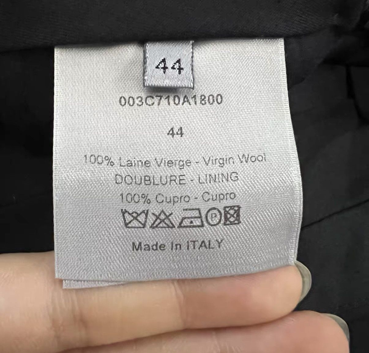 Dior Dior Black Dress Pants J41 Size US 28 / EU 44 - 5 Thumbnail