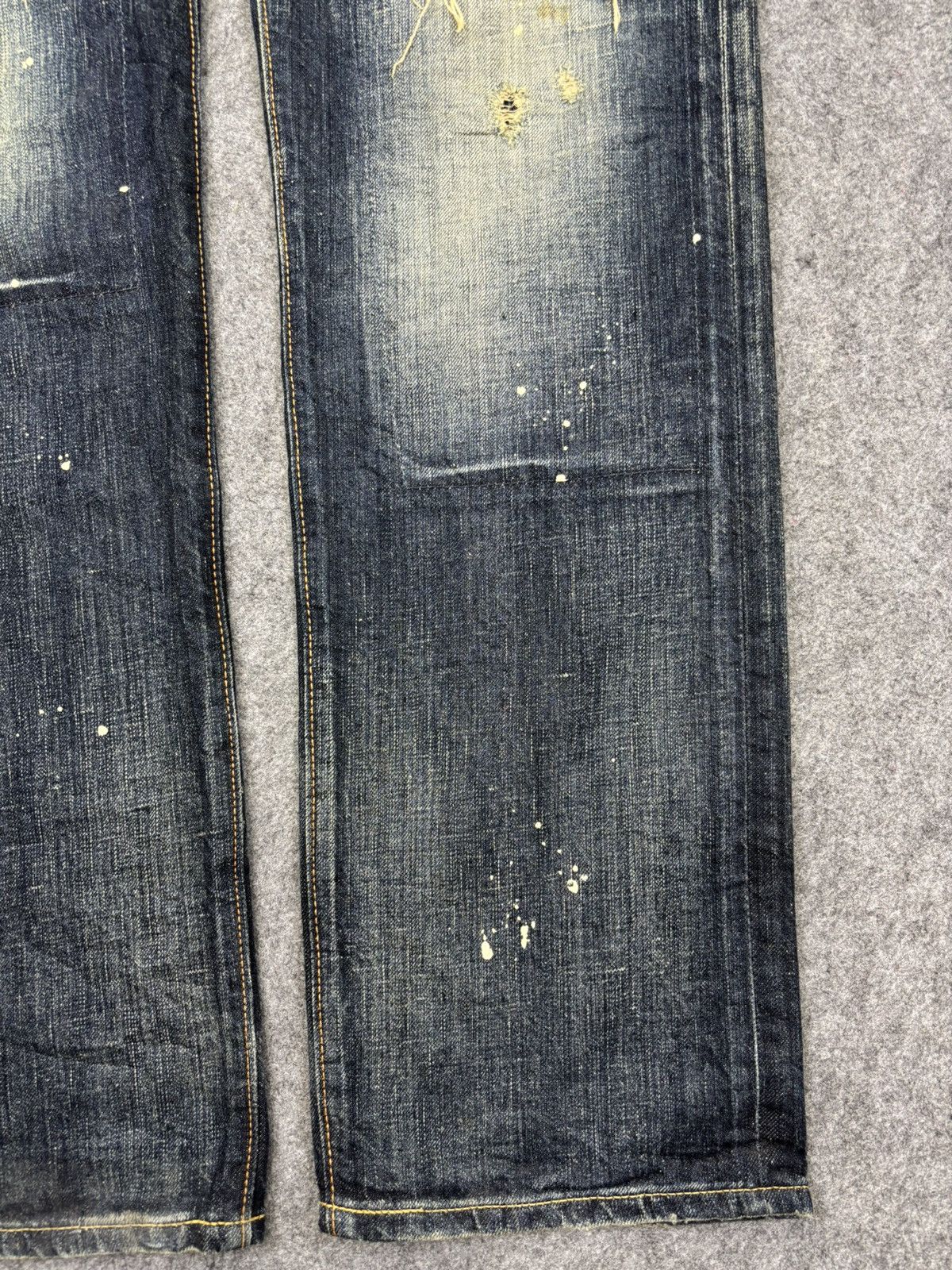 Edwin 💥Rebel Patchwork💥Edwin Painter Distressed Denim F772 Size US 32 / EU 48 - 9 Thumbnail