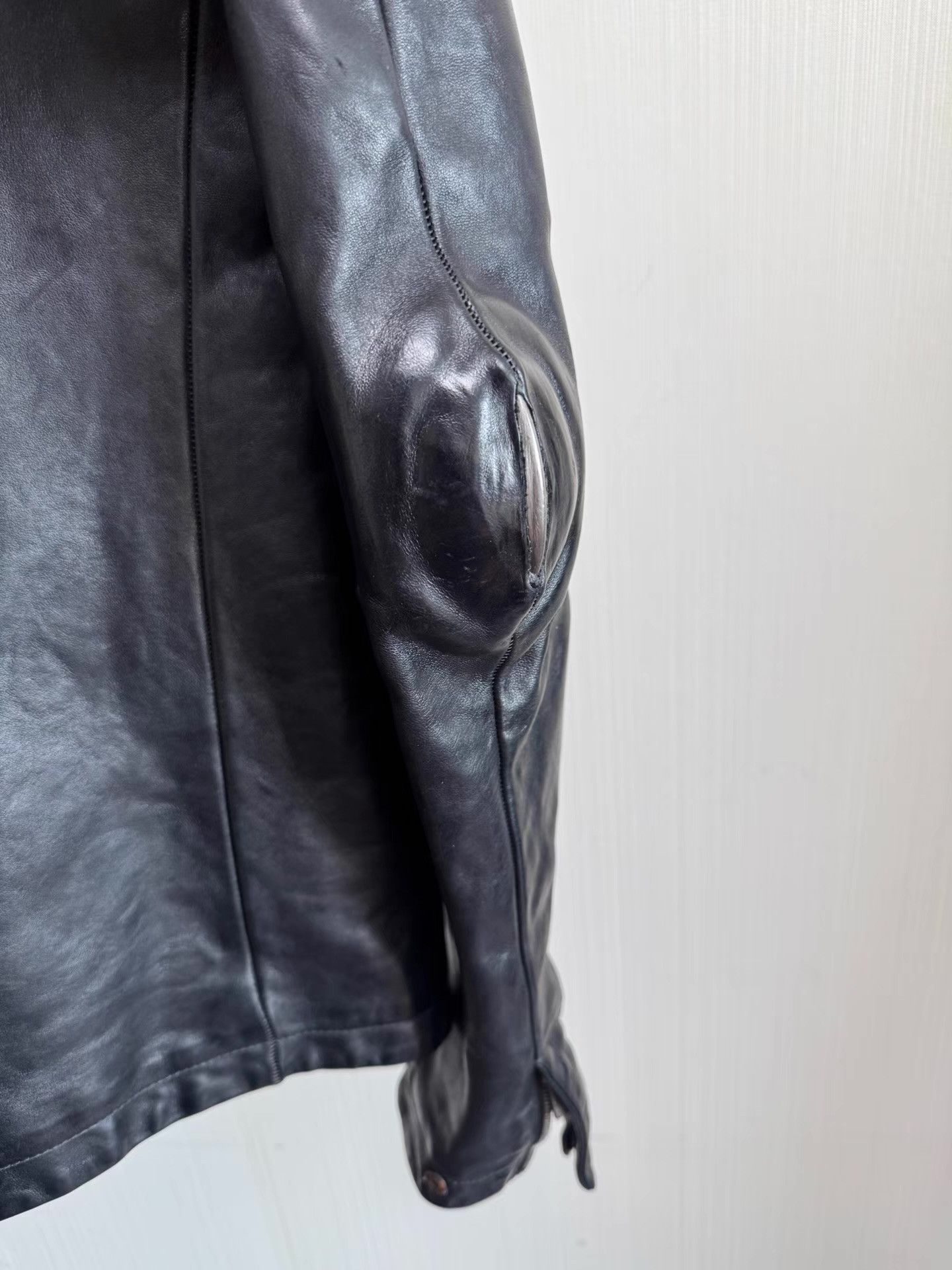 Carol Christian Poell Carol ChristianPoellLElbowAsymmetricalZipLeatherJacket Q8 Size US S / EU 44-46 / 1 - 7 Thumbnail