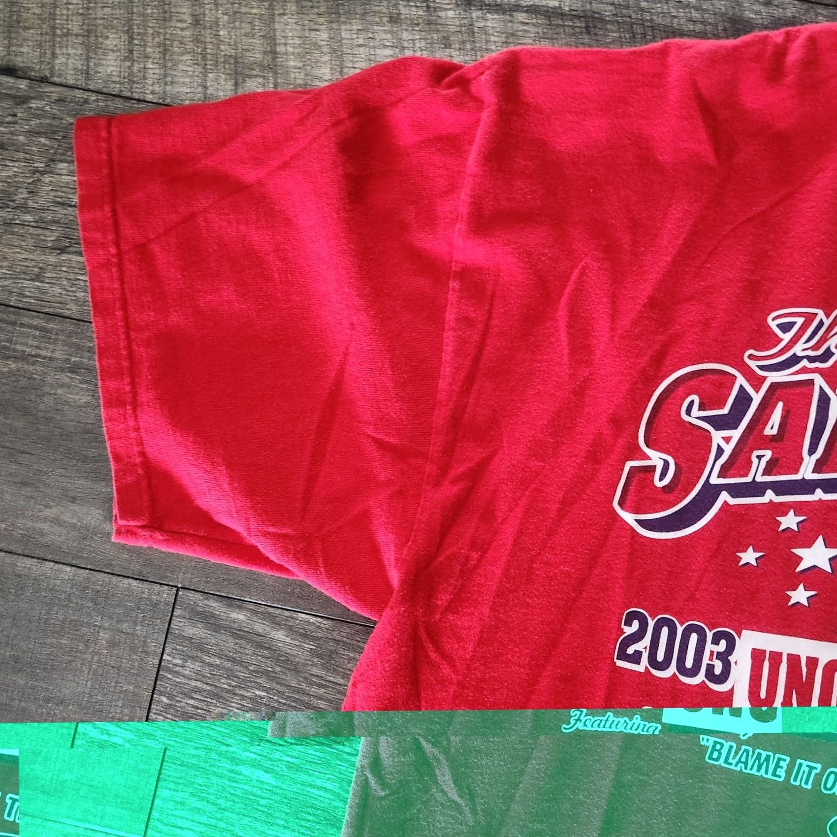 Delta VINTAGE Sammy Sosa T Shirt Tee 2XL Cubs Uncorked Homerun Tour 03' Y2K Red Men's Shirt Size US XXL / EU 58 / 5 - 3 Thumbnail