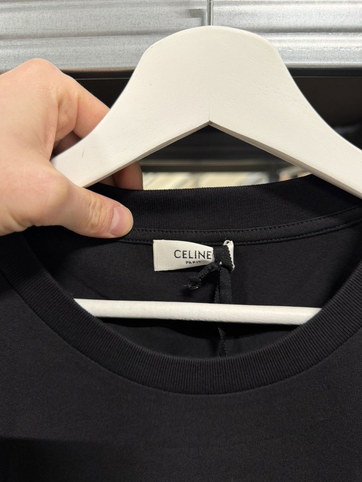 Celine Celine Paris Studded Logo T-Shirt NEW 900$ Size US M / EU 48-50 / 2 - 3 Thumbnail