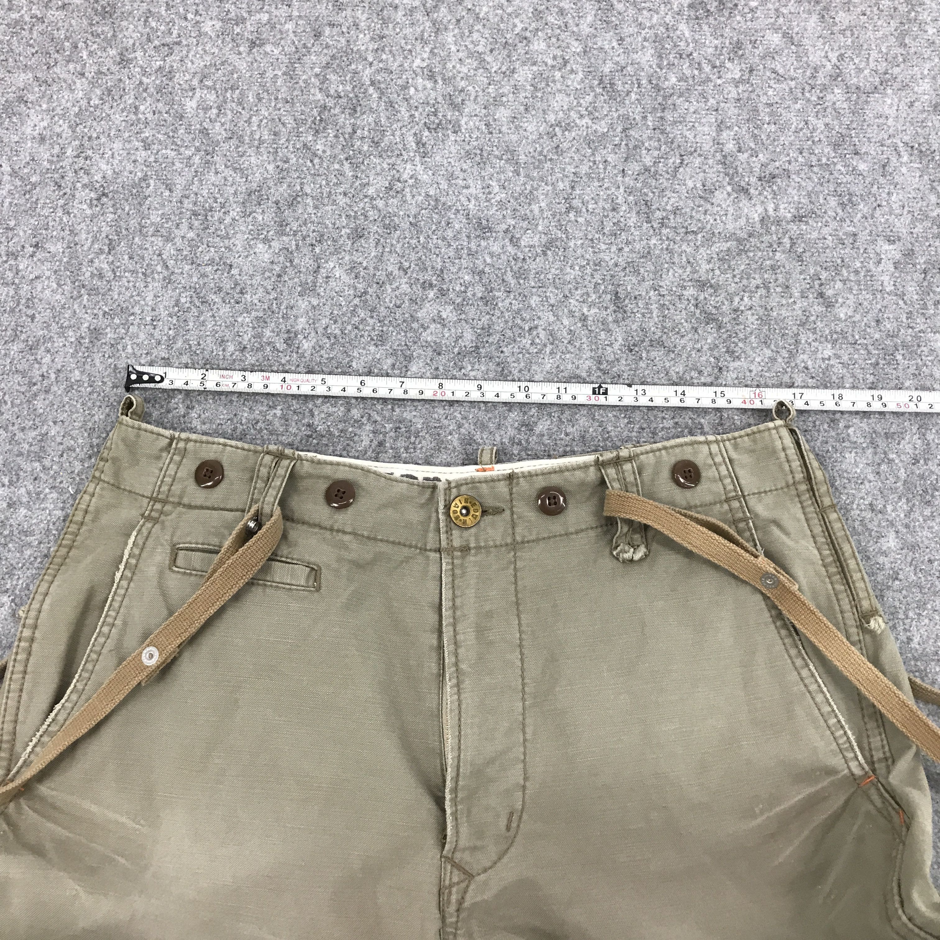 Edwin × Japanese Brand FLARE EDWIN 505 KHAKI BOOTCUT DESIGN PANTS Size US 32 / EU 48 - 9 Thumbnail