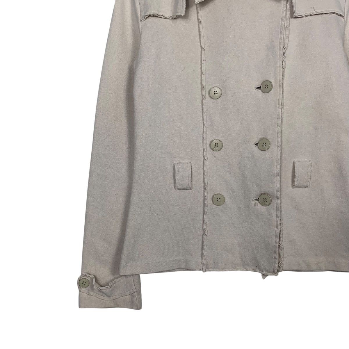 agnes b. Agnes B Double Breasted Crop Jacket Size S / US 4 / IT 40 - 3 Thumbnail