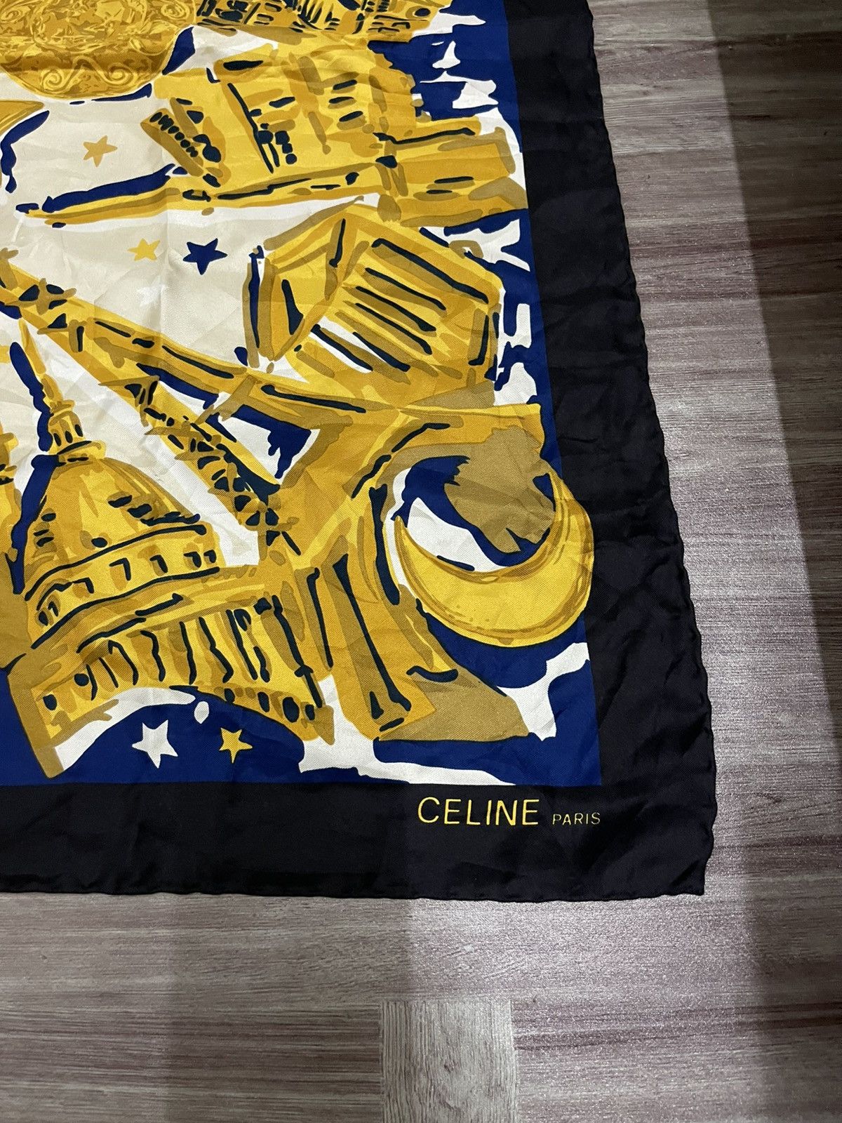 Celine Vintage celine silk scarf 34x34 Size ONE SIZE - 2 Thumbnail