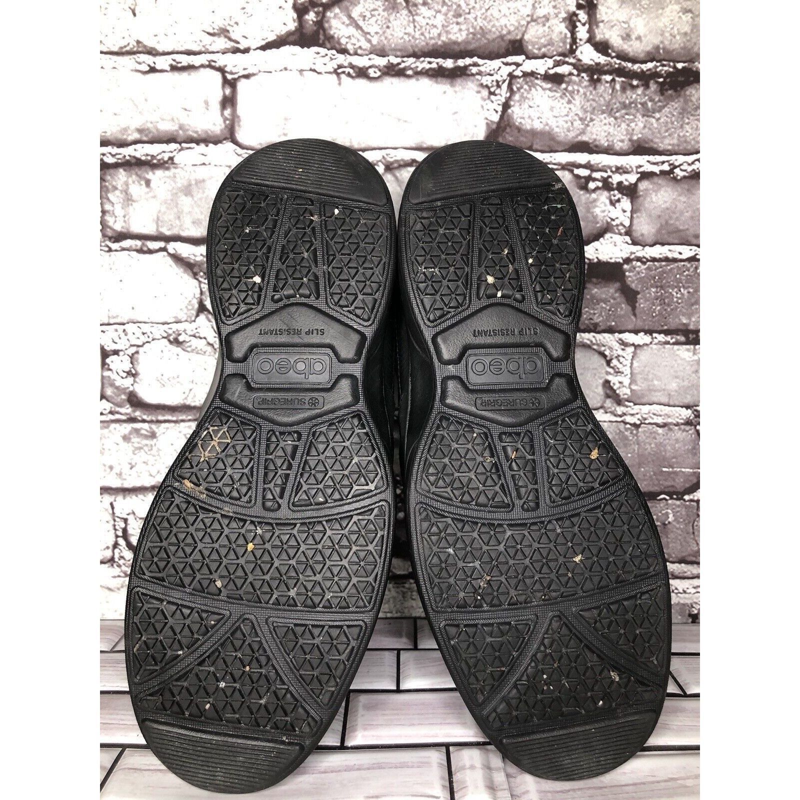 Other ABEO 24/7 Upland Black Leather Slip Resistant Oxfords Shoes Size US 11 / EU 44 - 20 Thumbnail