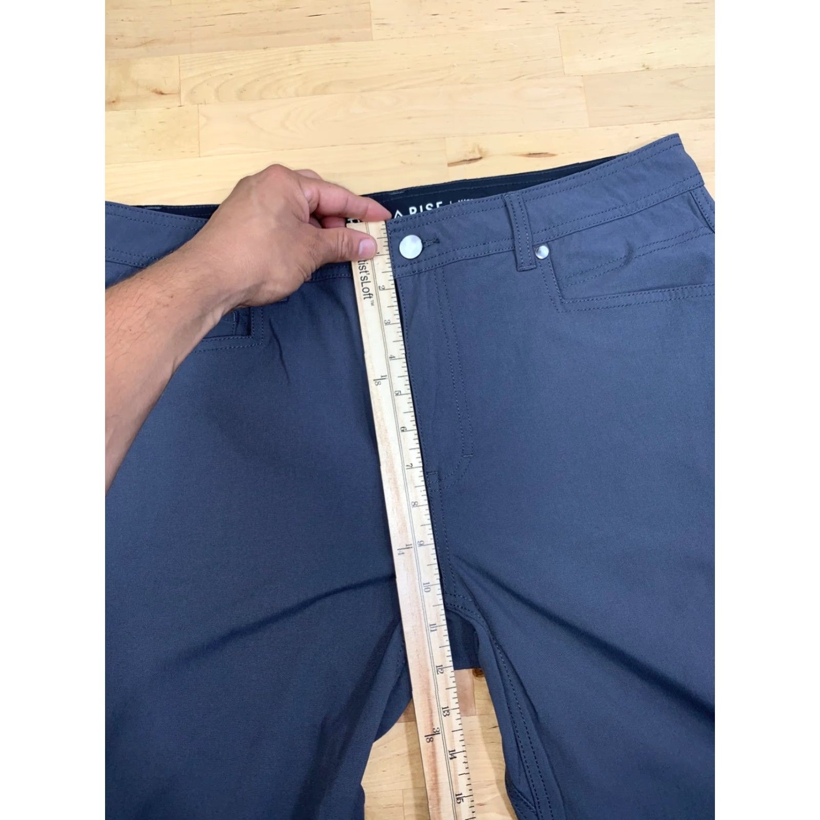Vintage Western Rise Evolution Pants Men 34x30 Gray Casual Outdoor Travel 11933 Size US 34 / EU 50 - 7 Thumbnail