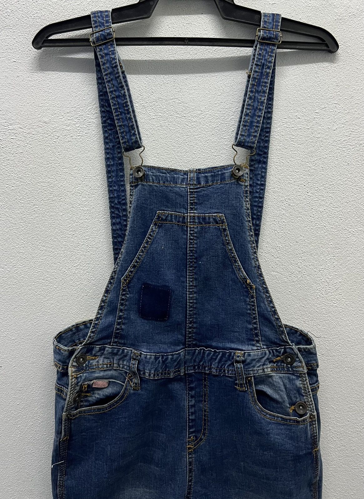 Japanese Brand × Vintage Stradivarius Distressed Denim Overalls Size EUR 38 / USA 6 / Size US 32 / EU 48 - 3 Thumbnail