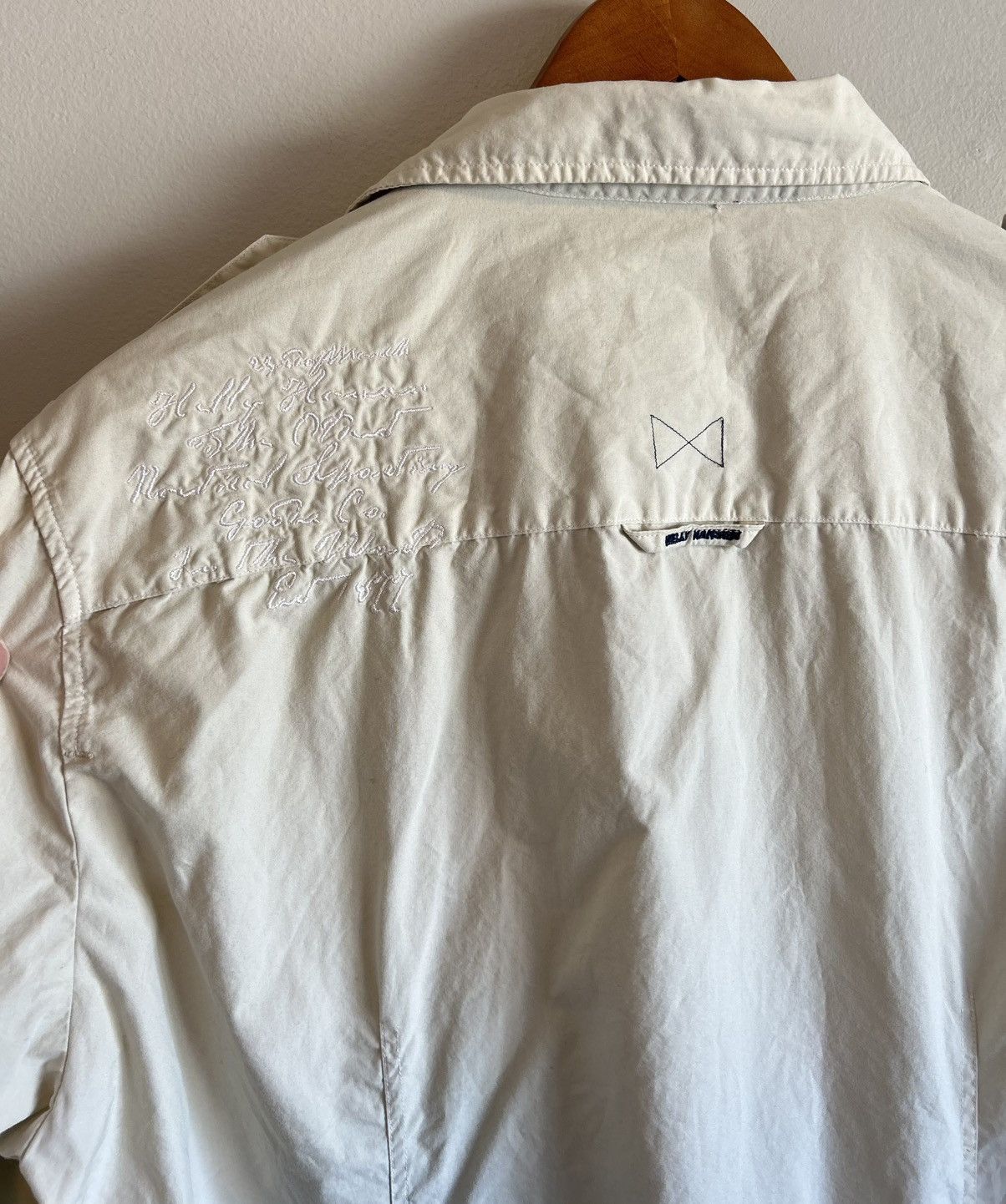 Helly Hansen Vintage 90s Helly Hansen Mens Beige Collared Button Shirt Size US XL / EU 56 / 4 - 9 Thumbnail