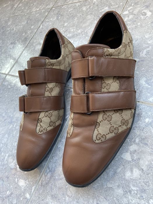 VTG Gucci Monogram Made in Italy Shoes Size: US 7.5 UK 6.5 / 