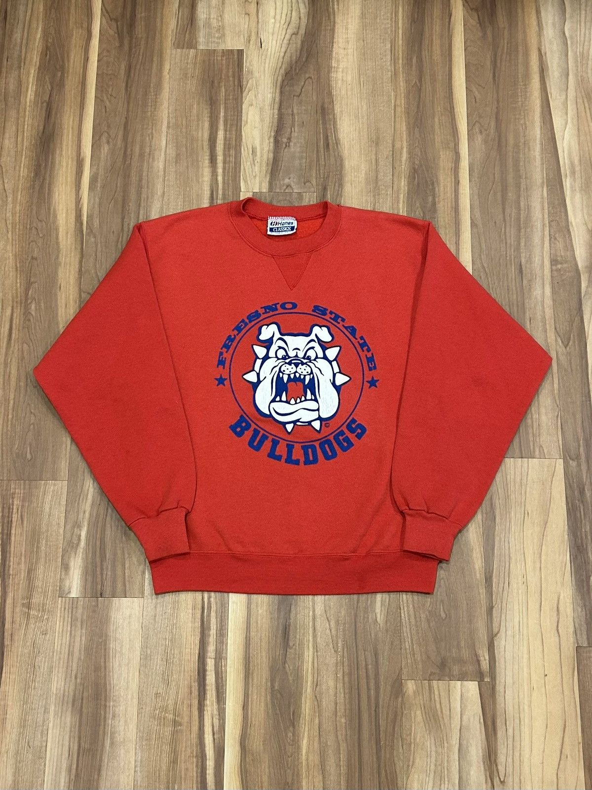 Hanes Vintage Fresno State Bulldogs CrewNeck Size US M / EU 48-50 / 2 - 1 Thumbnail
