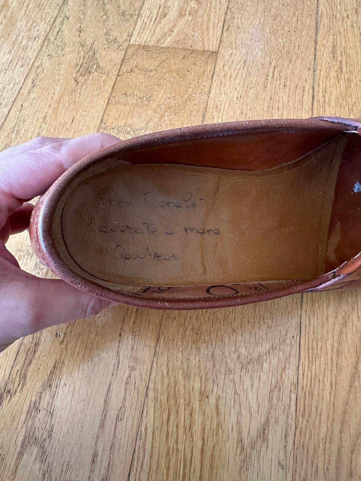 Enzo Bonafe Natural Shell Cordovan Loafers Size US 10 / EU 43 - 7 Thumbnail