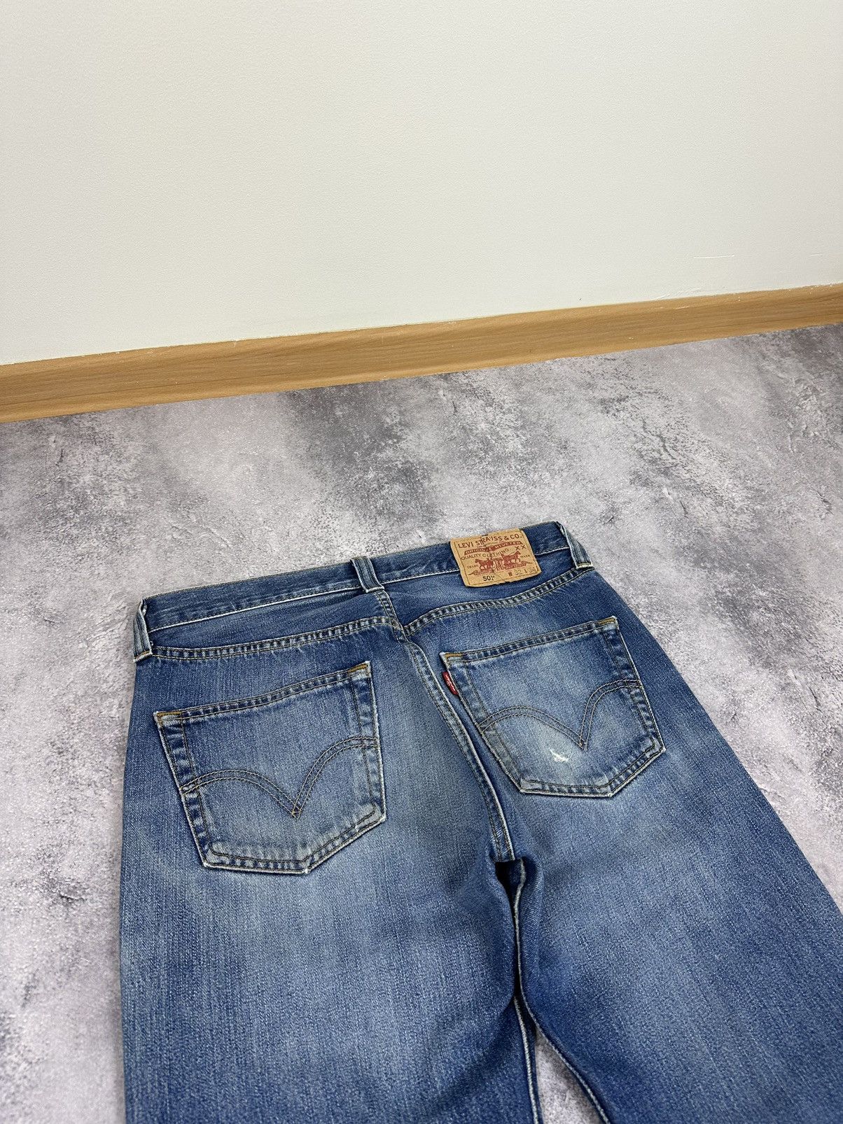 Levi's Vintage Levi's 501 Faded American Denim Baggy Hype Jeans Size US 32 / EU 48 - 11 Thumbnail