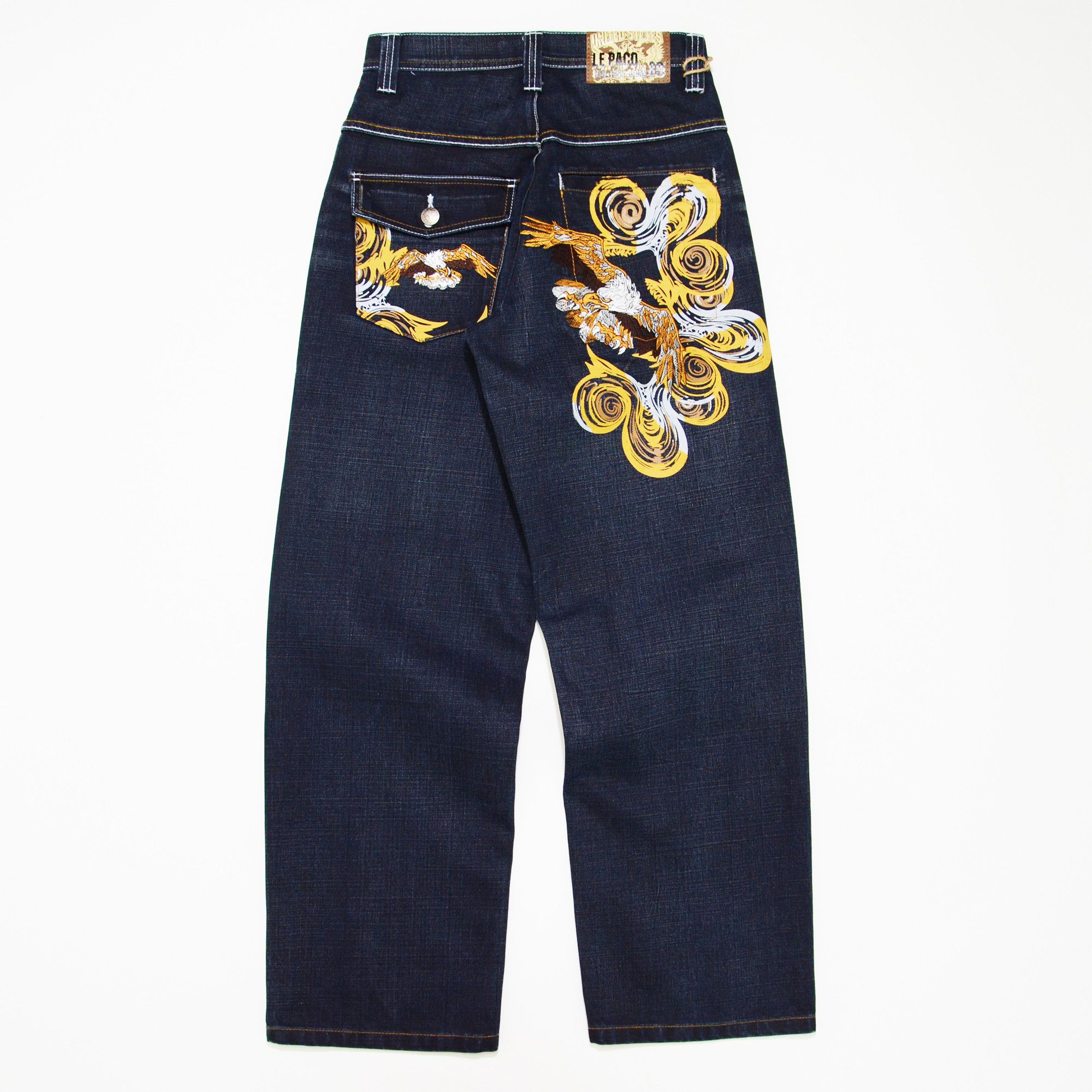 Other Le Paco Jeans Youth Fit Straight Leg Y2K New York Streetwear Size US 29 - 2 Thumbnail