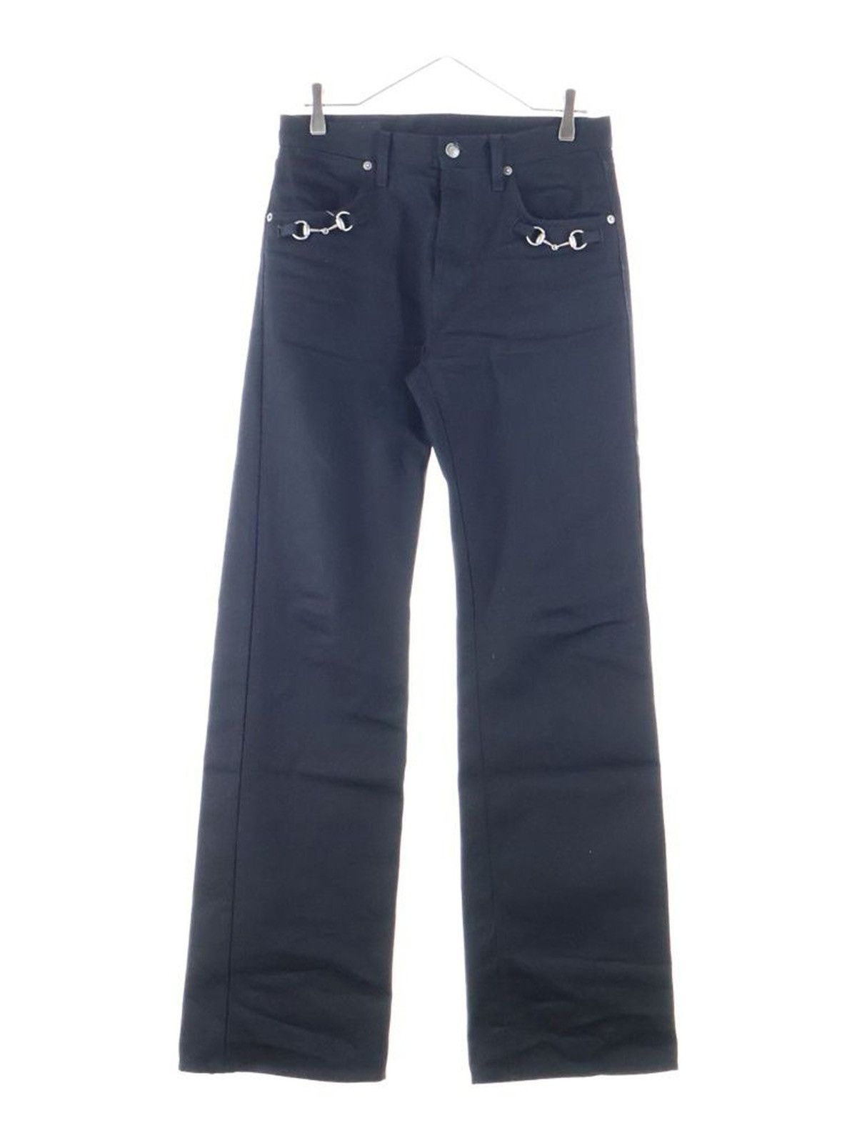Gucci Gucci Demna Horsebit Jeans in Washed Japanese Denim Size 32