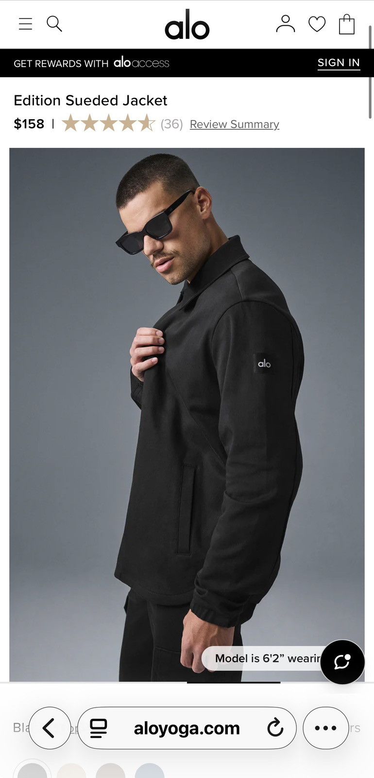 Alo Alo Edition Sueded Jacket -Medium Size US M / EU 48-50 / 2 - 6 Thumbnail