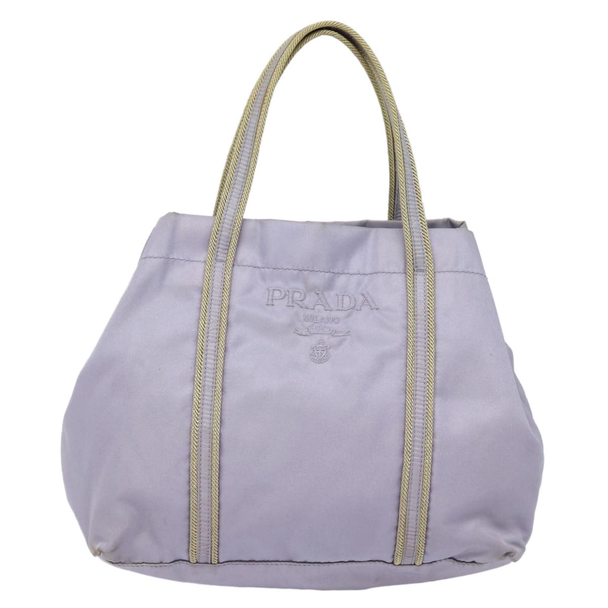 Prada Tessuto Purple Synthetic Handbag (Pre-Owned) Size ONE SIZE - 1 Thumbnail