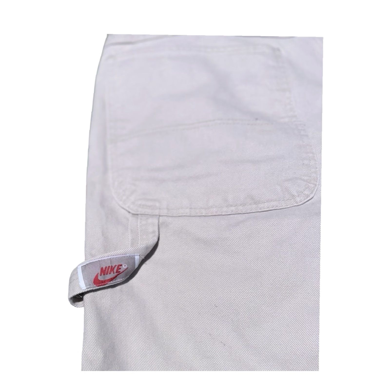 Nike VINTAGE Nike Cargo Shorts Men 38 Beige 90s Embroidered RARE Air Uptempo Y2K Style Size US 38 / EU 54 - 4 Thumbnail