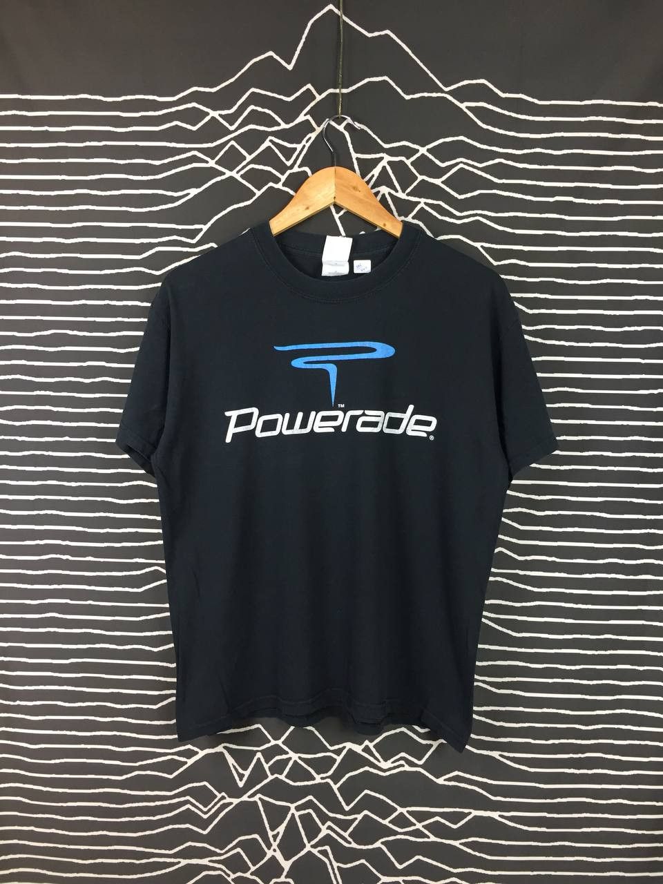 Gildan Vtg Y2K Powerade Sports Drink Logo Promo Tee Size US M / EU 48-50 / 2 - 2 Thumbnail