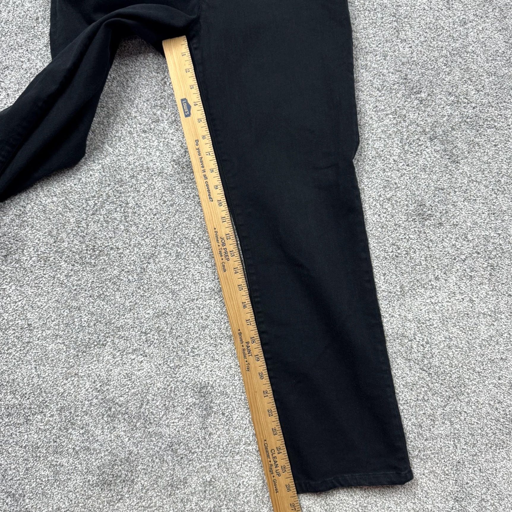 Ralph Lauren Lauren Ralph Lauren Jeans Womens 12 Black Modern Straight Curvy Stretch Denim Size 34" / US 12 / IT 48 - 3 Thumbnail