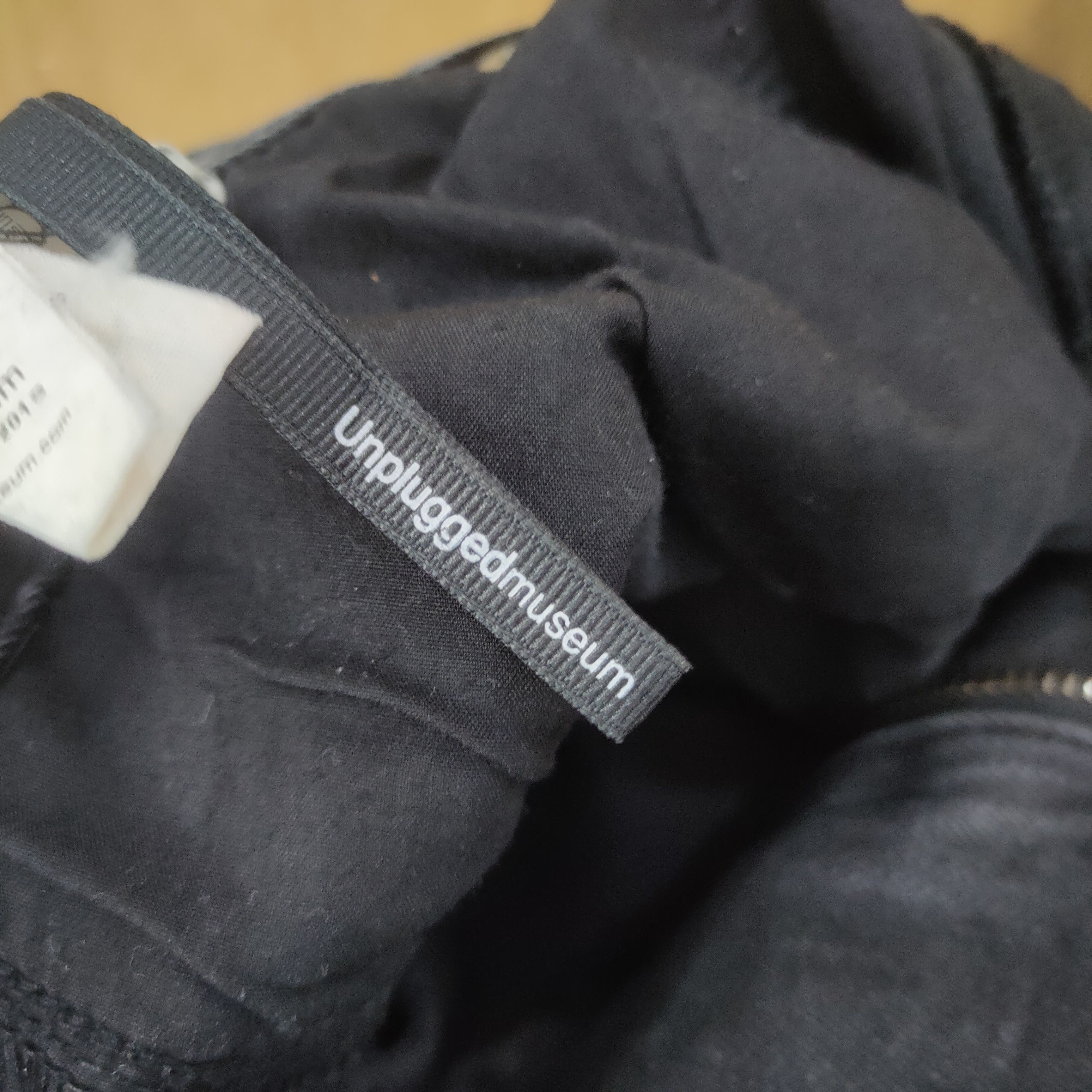Unplugged Museum VINTAGE UNPLUGGED BIKER BLACK CARGO PANTS Size US 32 / EU 48 - 10 Thumbnail