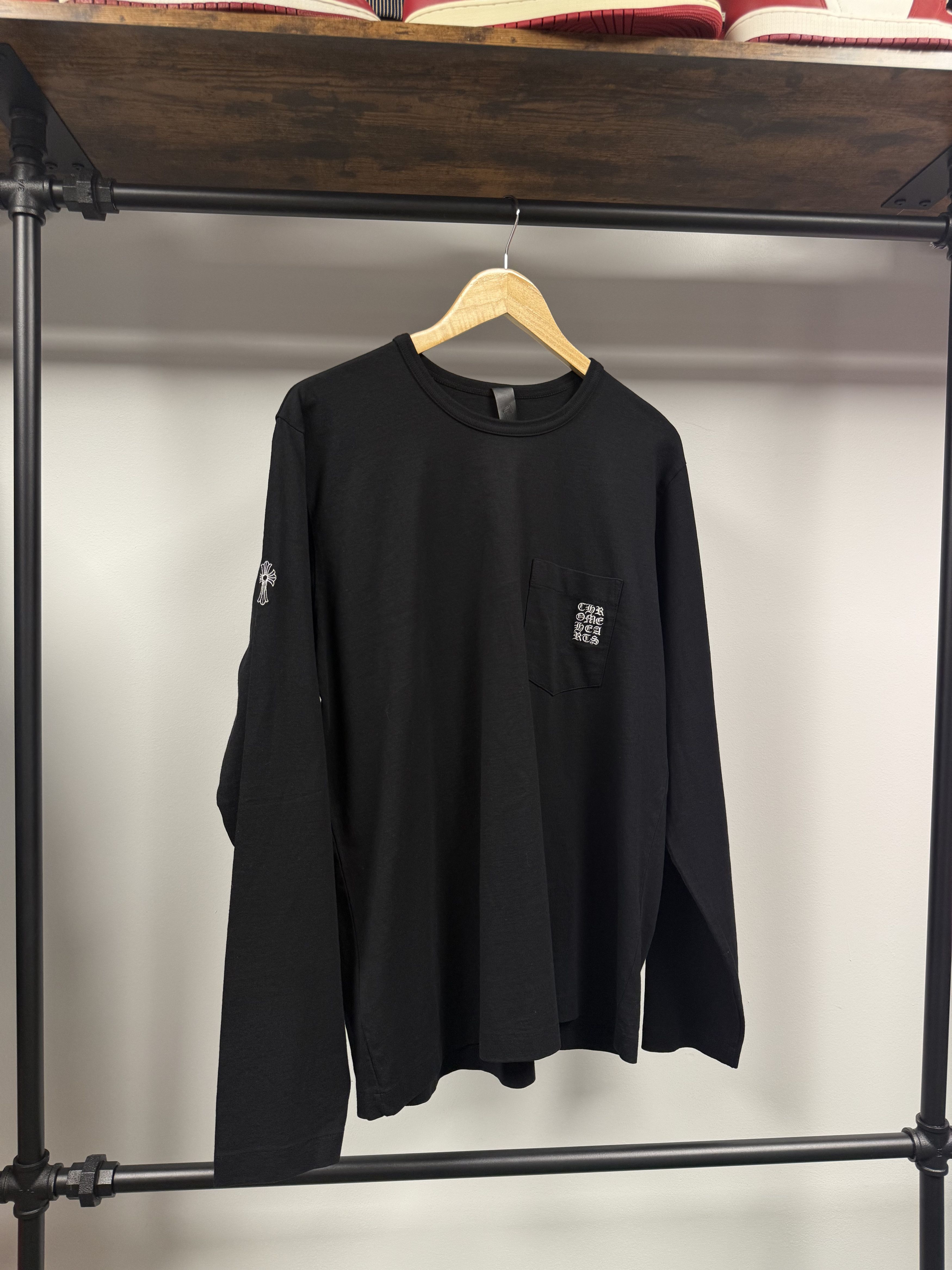 Chrome Hearts Chrome Hearts Logo Embroidery Long Sleeve T-Shirt - L Size US L / EU 52-54 / 3 - 1 Thumbnail