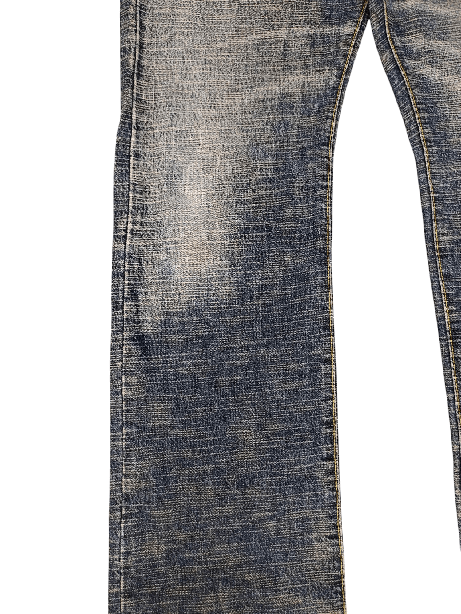 Hysteric Glamour × Undercover Vintage 90s Ku Raw Denim Japan Clawmark Slubby Denim Jeans Size US 29 - 4 Thumbnail
