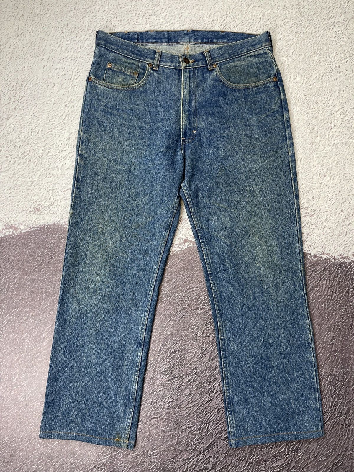 Polo Ralph Lauren Polo Ralph Lauren vintage made in USA faded denim jeans Size US 35 - 3 Thumbnail