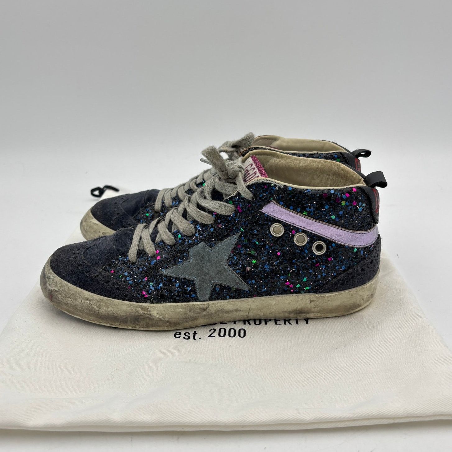Golden Goose Golden Goose Midstar Glitter Sneakers Shoes Women's 37 US 7 Size US 7 / IT 37 - 5 Thumbnail