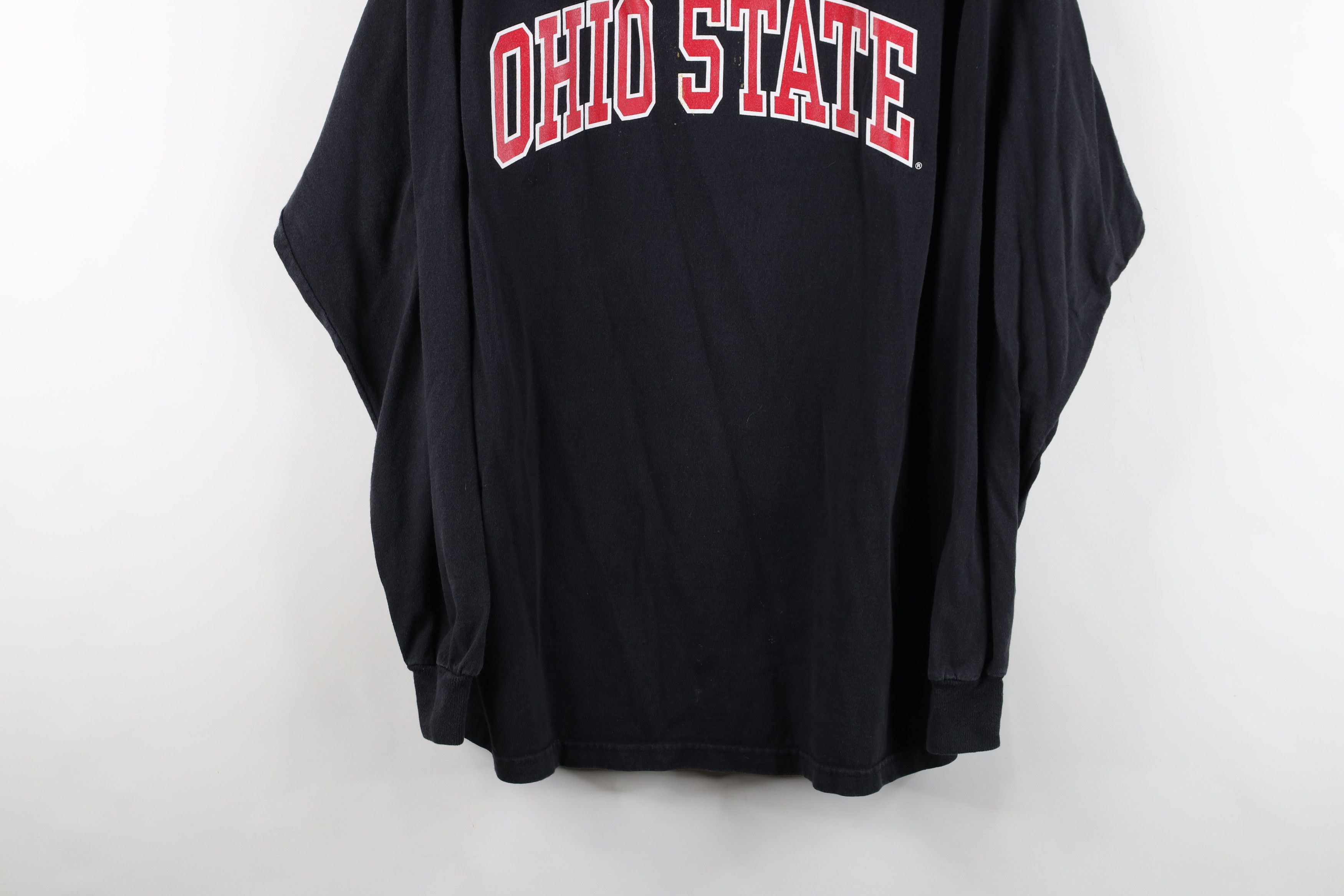 Vintage Vintage 90s Ohio State University Long Sleeve T-Shirt Black Size US XL / EU 56 / 4 - 3 Thumbnail