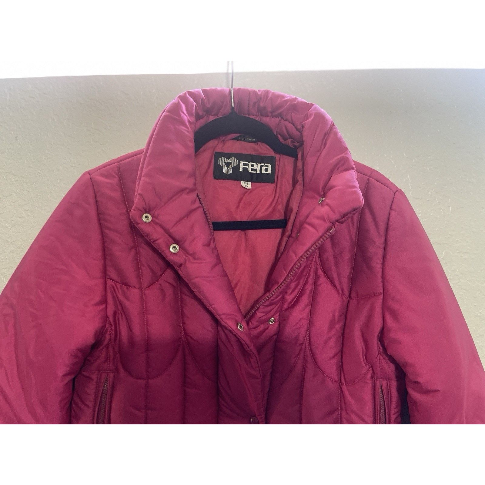 Fera FERA Ladies Ski Pink Jacket Size 10 Size L / US 10 / IT 46 - 2 Thumbnail