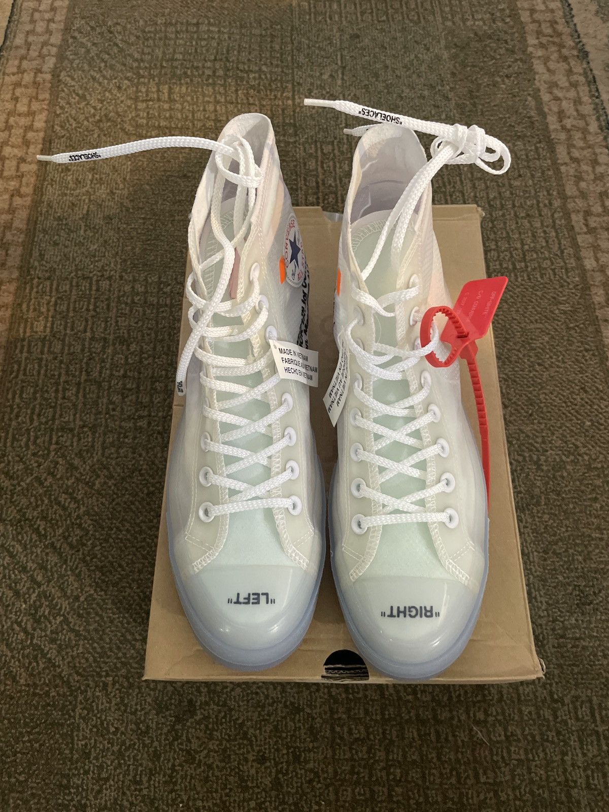Converse Off-White the ten Chuck Taylor Nike Virgil Alboh Size US 9 / EU 42 - 3 Thumbnail