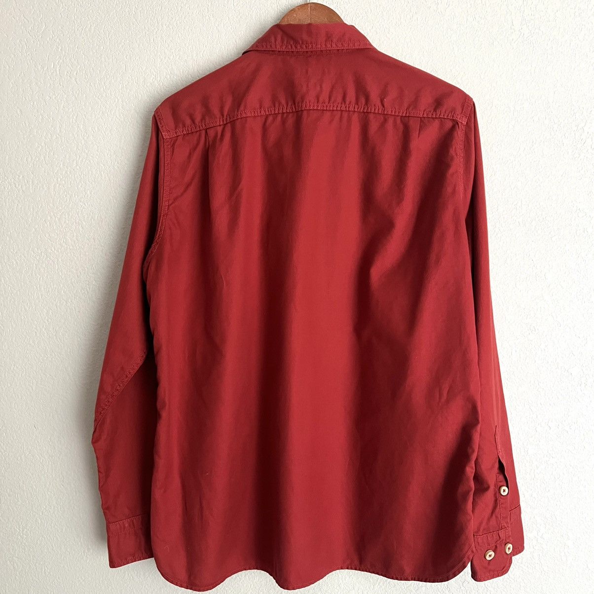 OMNIGOD OMNIGOD Japan Men’s Club Collar Button Up Shirt Size 3 Red Size US M / EU 48-50 / 2 - 2 Thumbnail